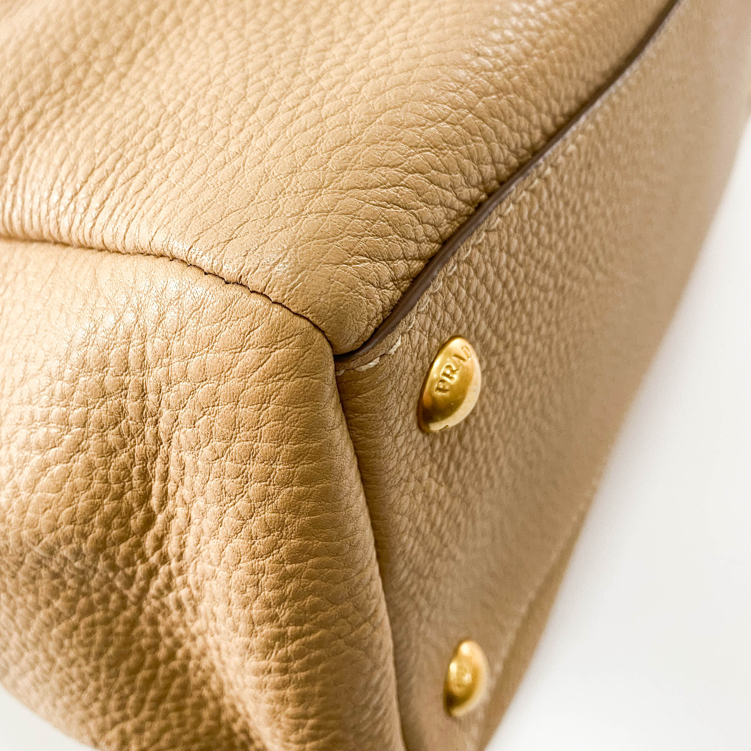 Brown Top Handle Shoulder Bag