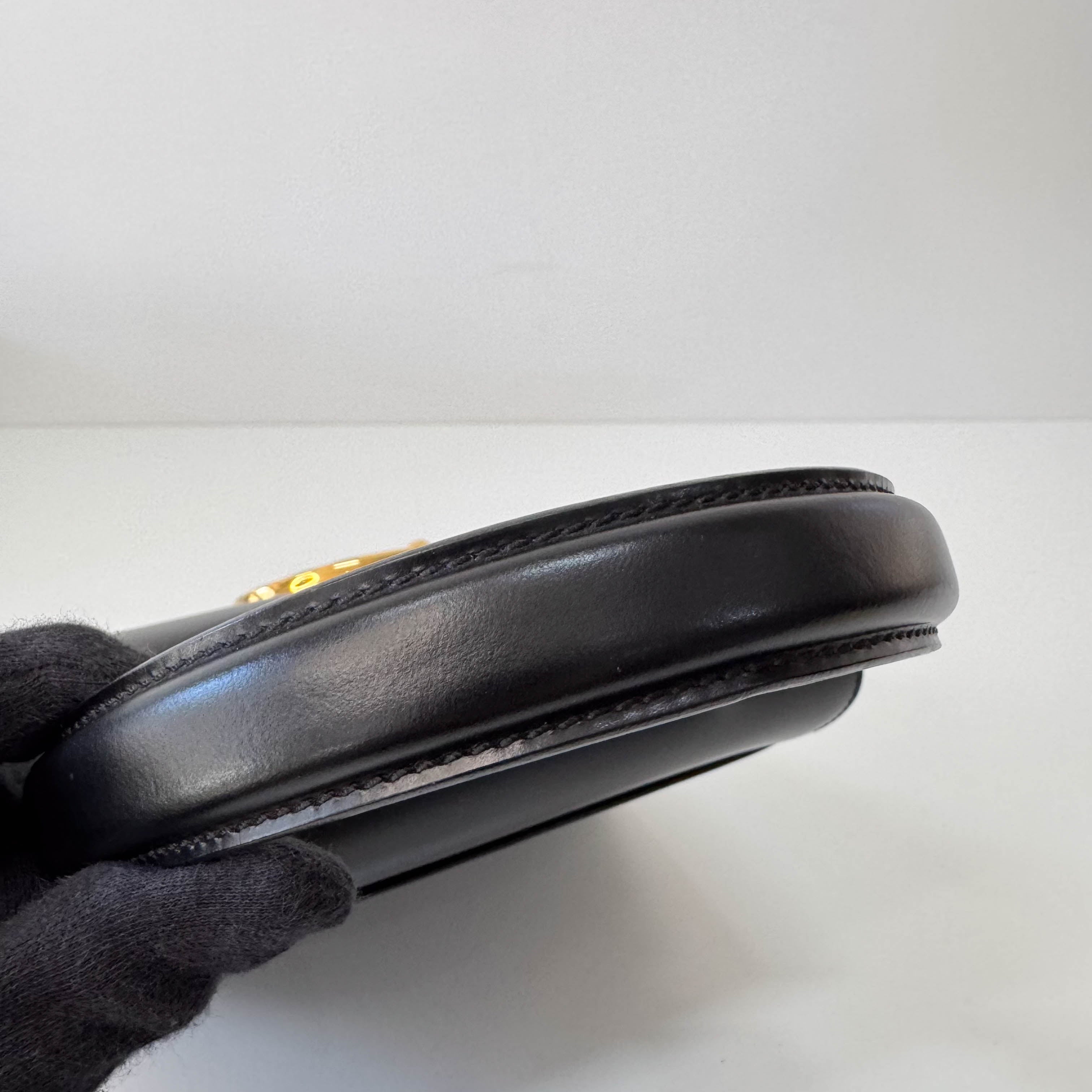 Panthere Black Leather Bag