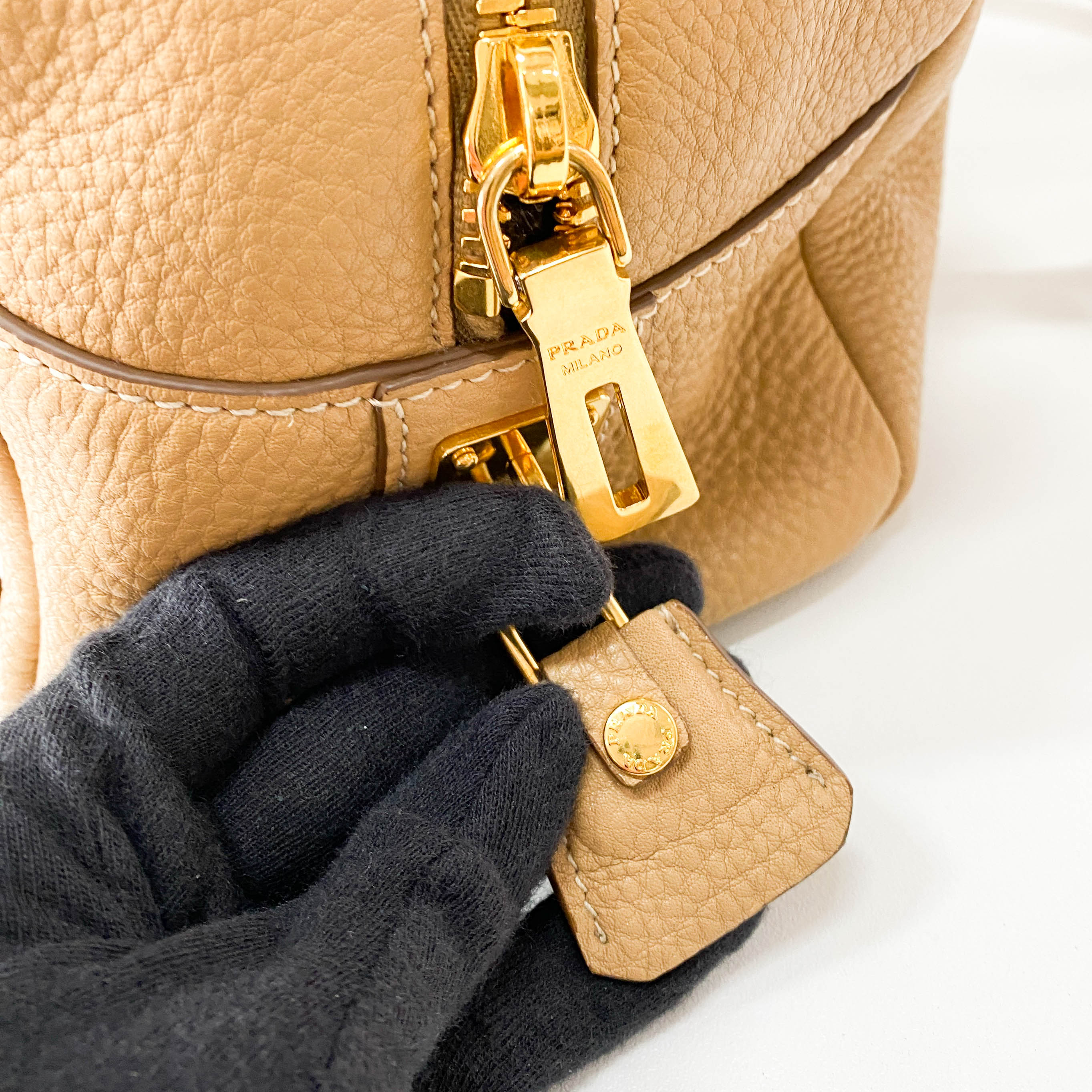 Brown Top Handle Shoulder Bag