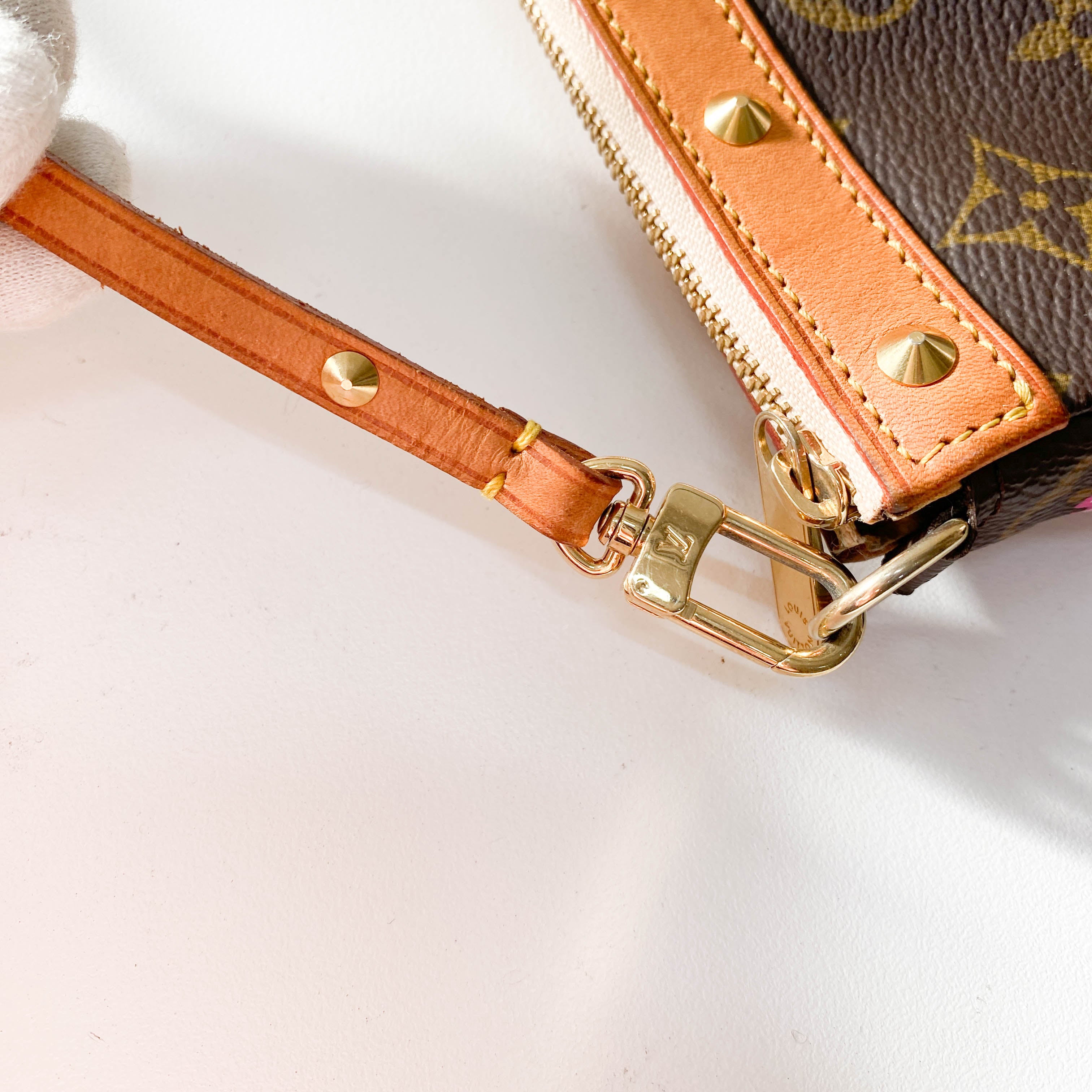 Louis Vuitton x Takashi Murakami Monogram Cherry Blossom Pochette Accessoire