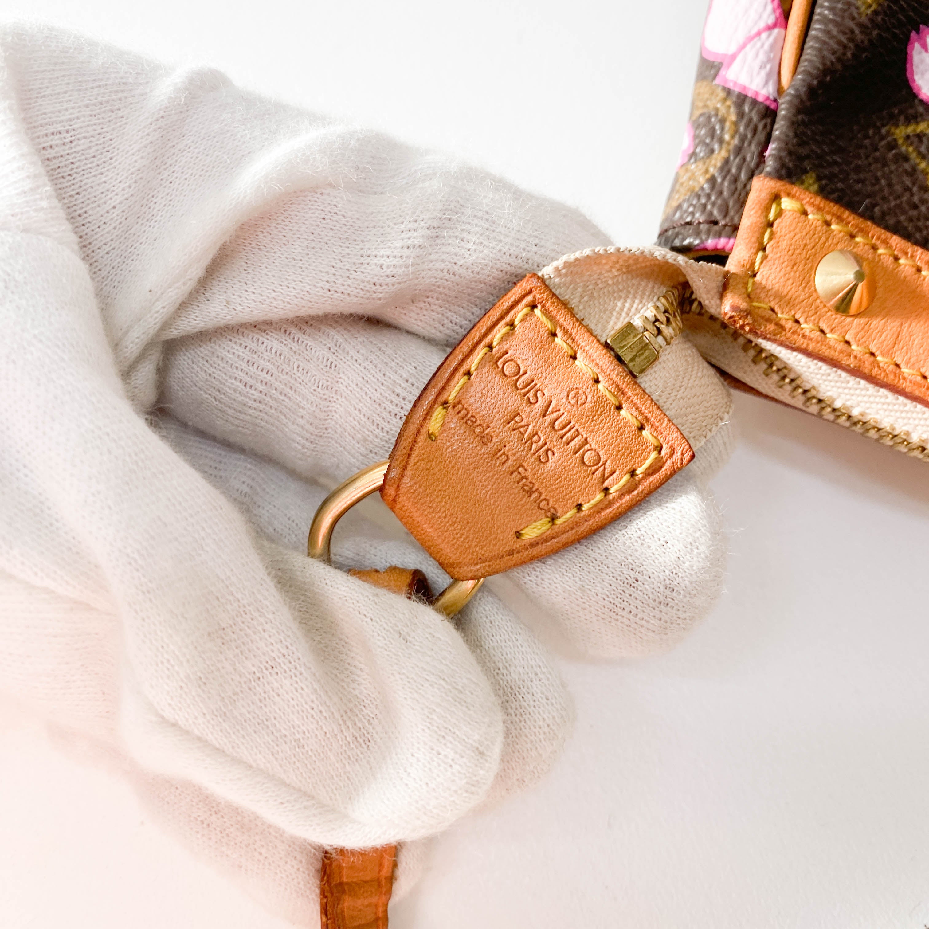 Louis Vuitton x Takashi Murakami Monogram Cherry Blossom Pochette Accessoire