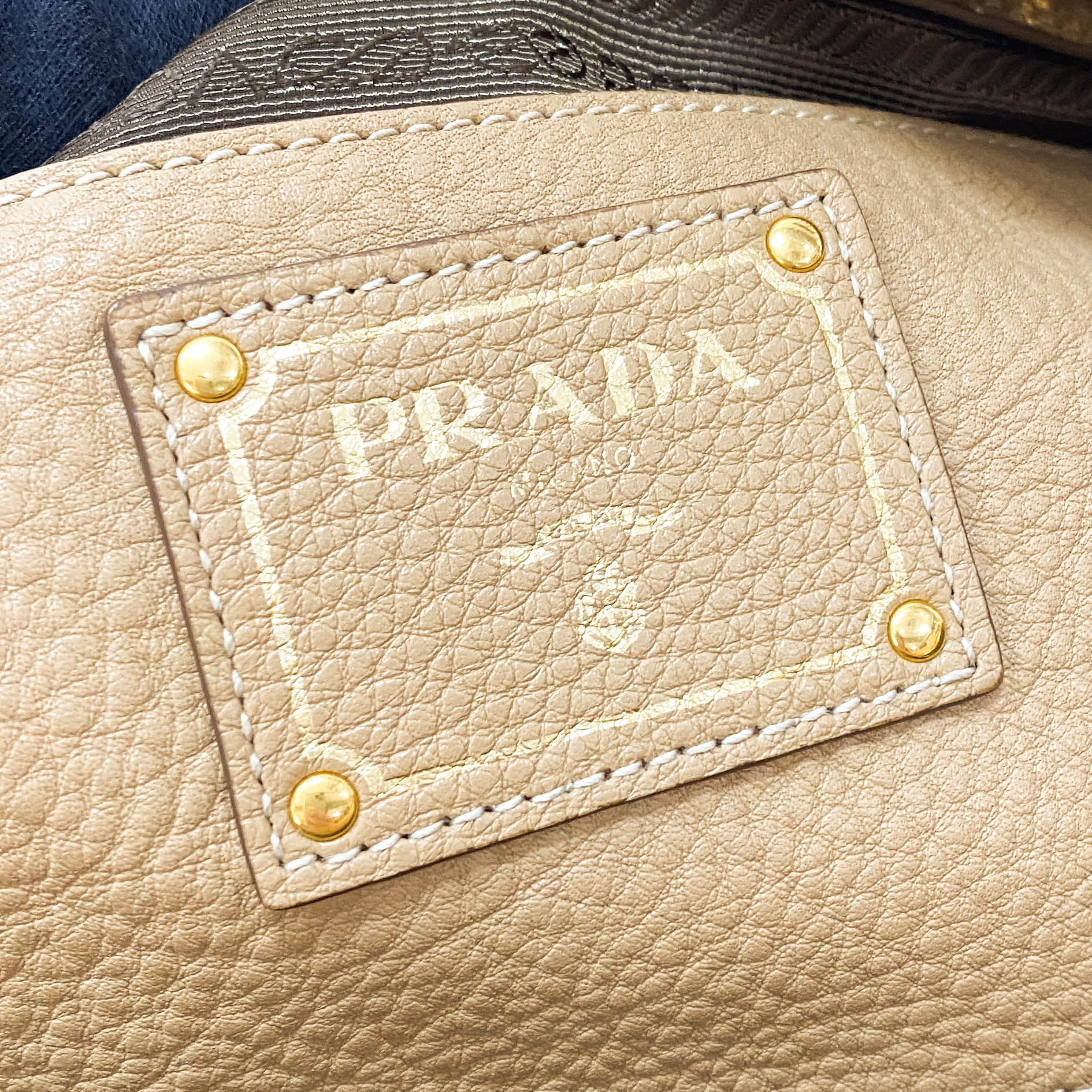 Brown Top Handle Shoulder Bag