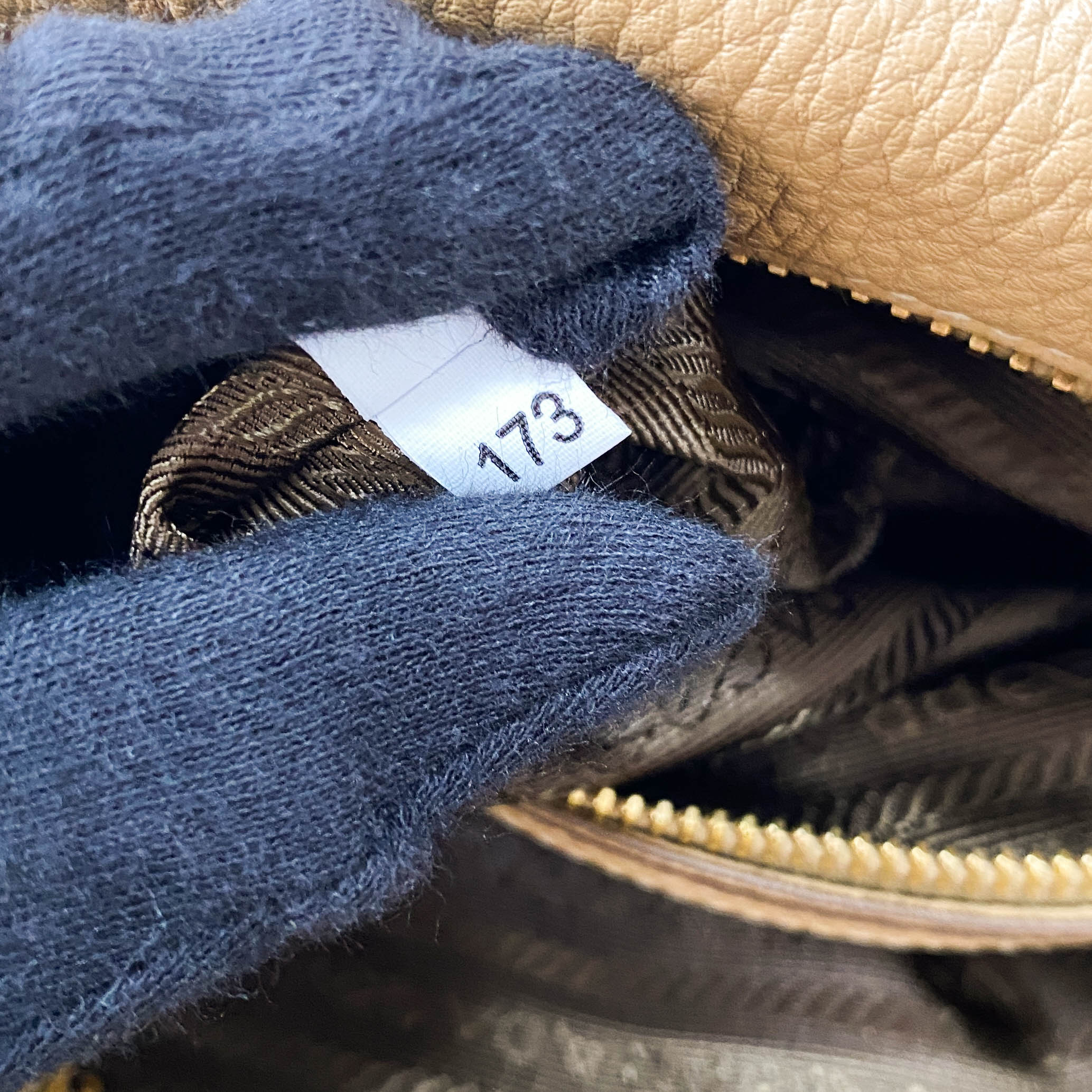 Brown Top Handle Shoulder Bag