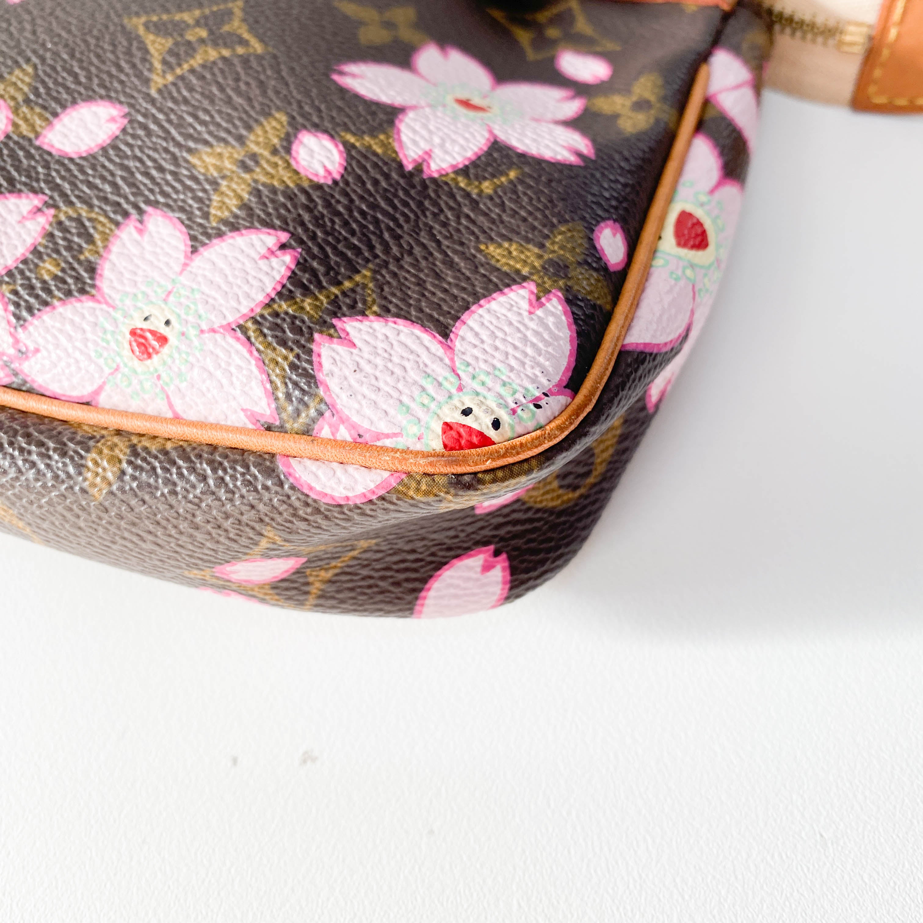 Louis Vuitton x Takashi Murakami Monogram Cherry Blossom Pochette Accessoire