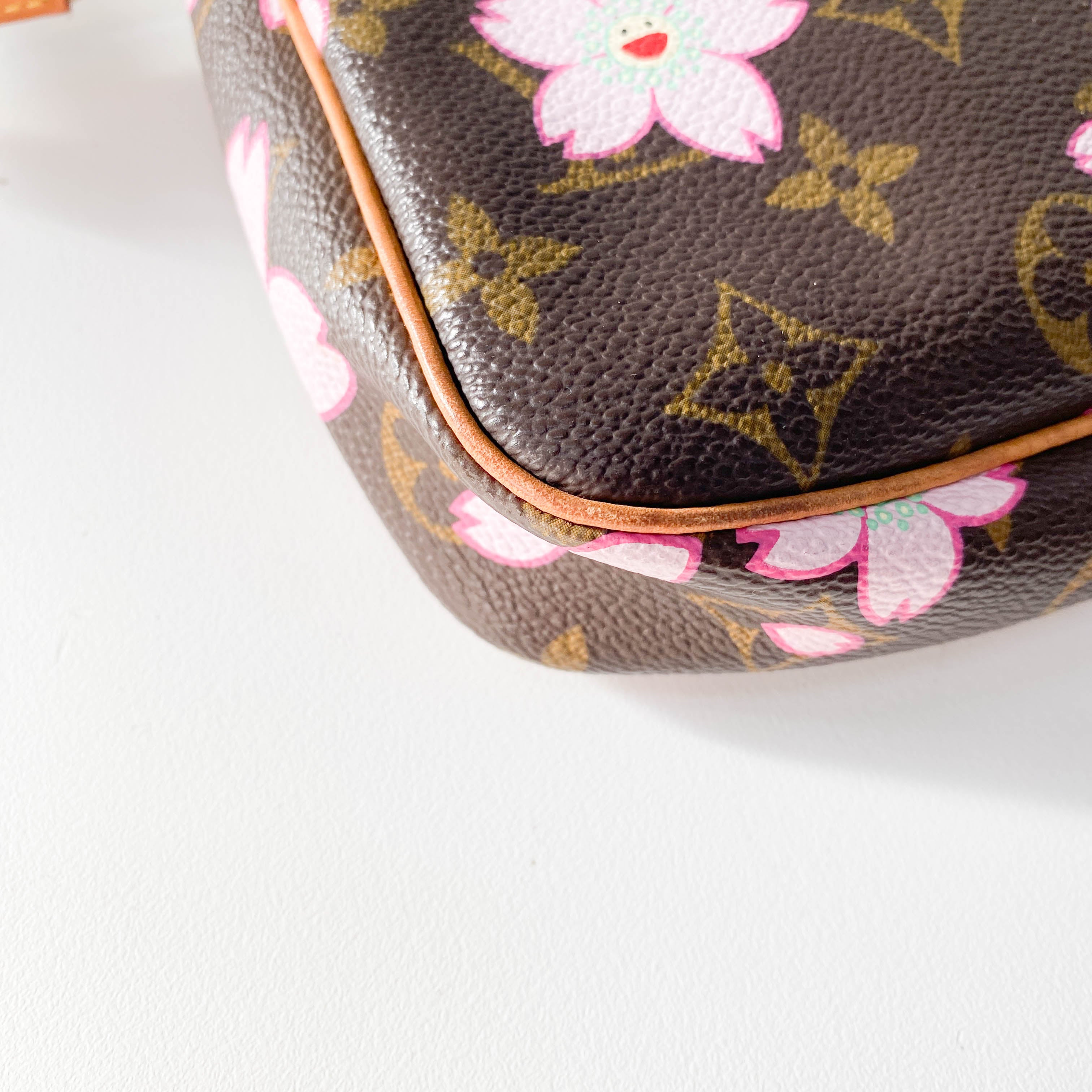 Louis Vuitton x Takashi Murakami Monogram Cherry Blossom Pochette Accessoire