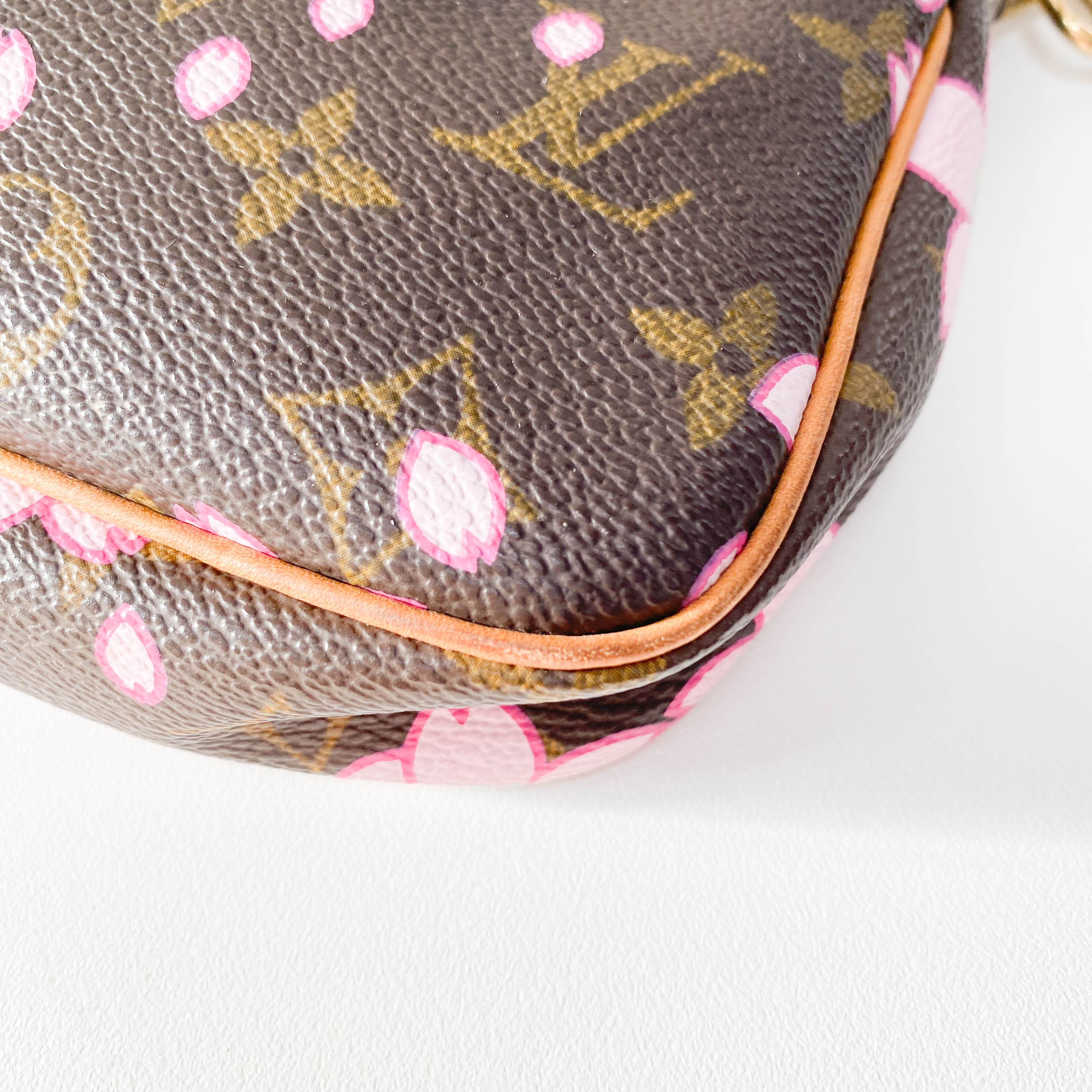 Louis Vuitton x Takashi Murakami Monogram Cherry Blossom Pochette Accessoire