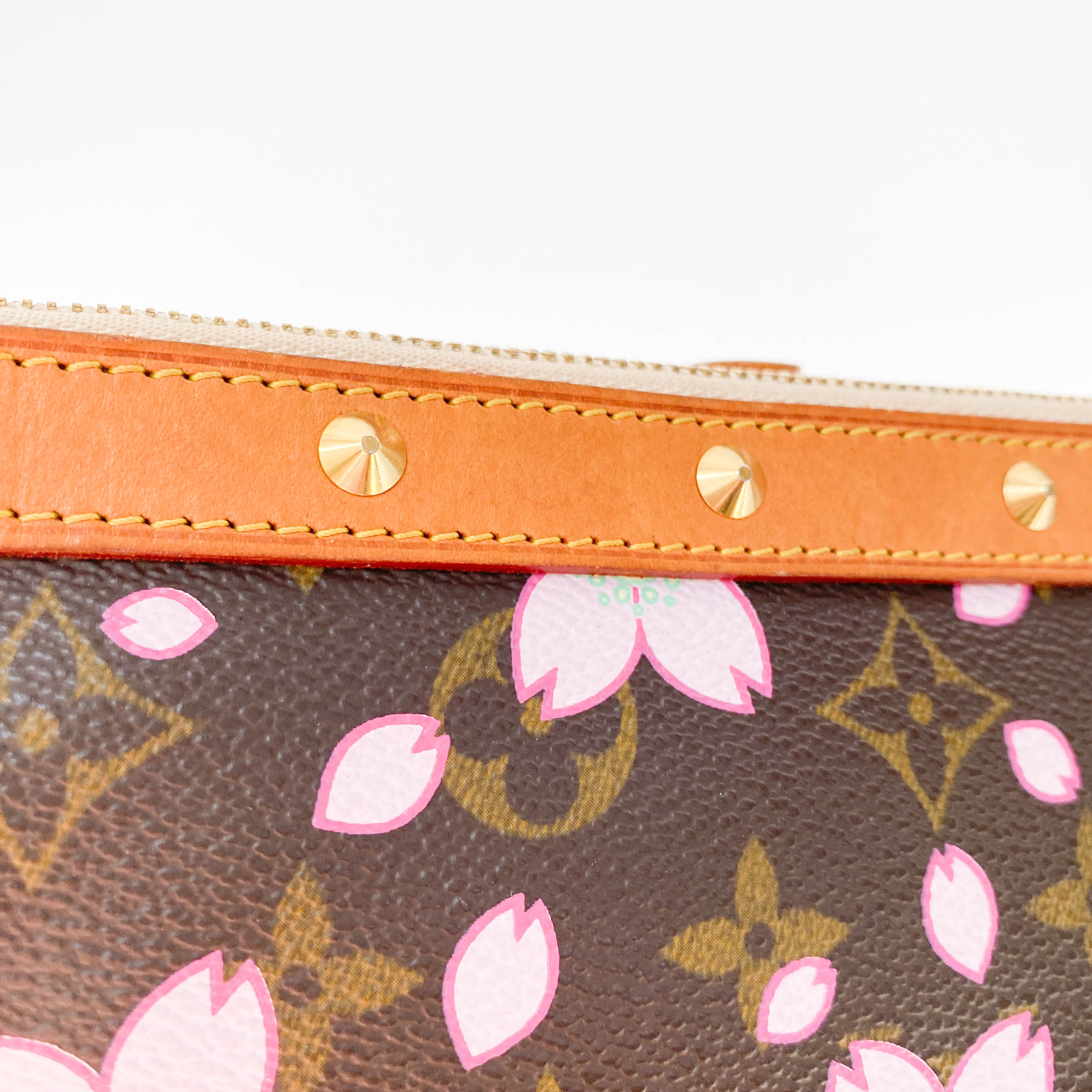 Louis Vuitton x Takashi Murakami Monogram Cherry Blossom Pochette Accessoire