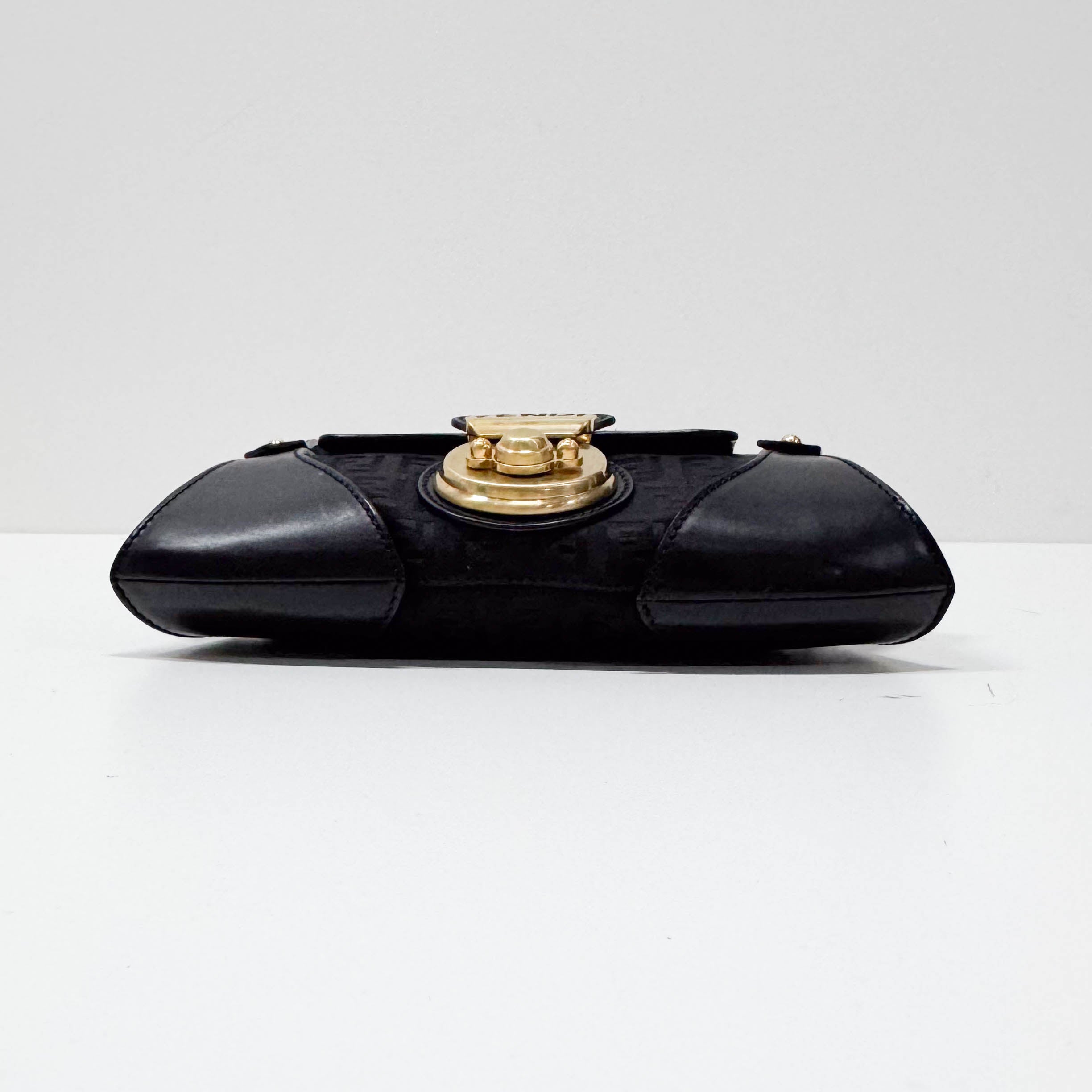 Zucchino Black Canvas Handbag