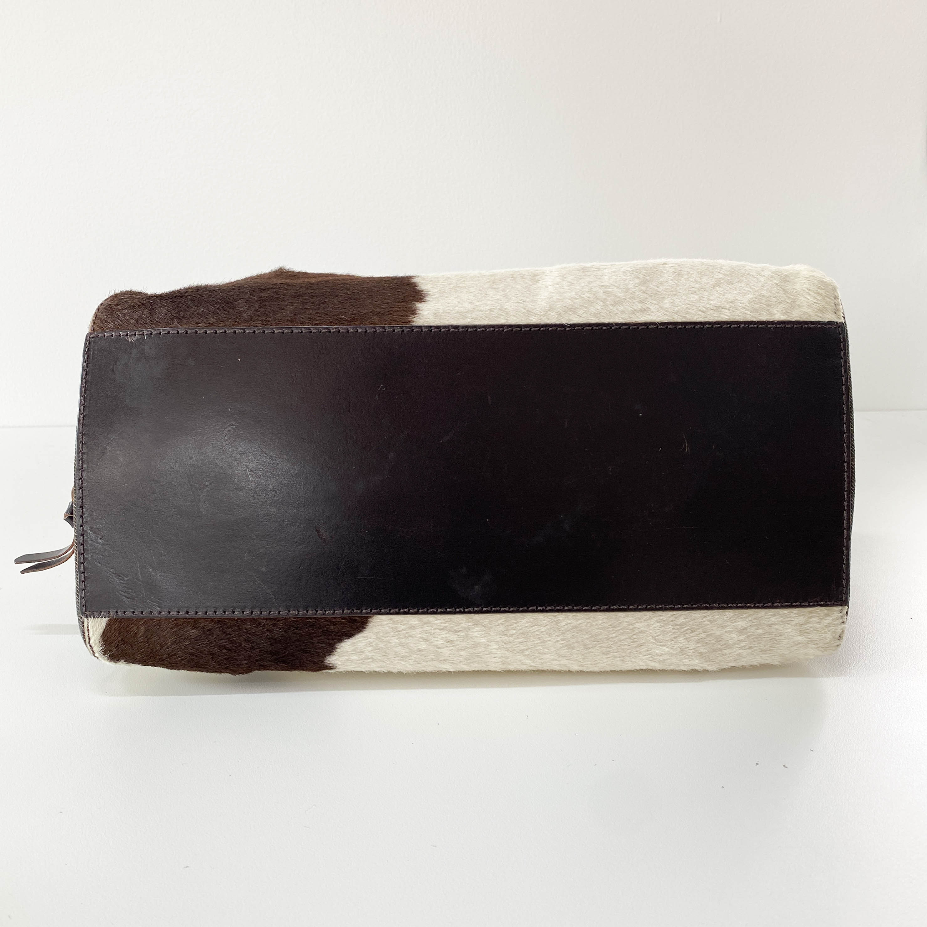 Archive Cow Print Pony Hair Shoulder Bag