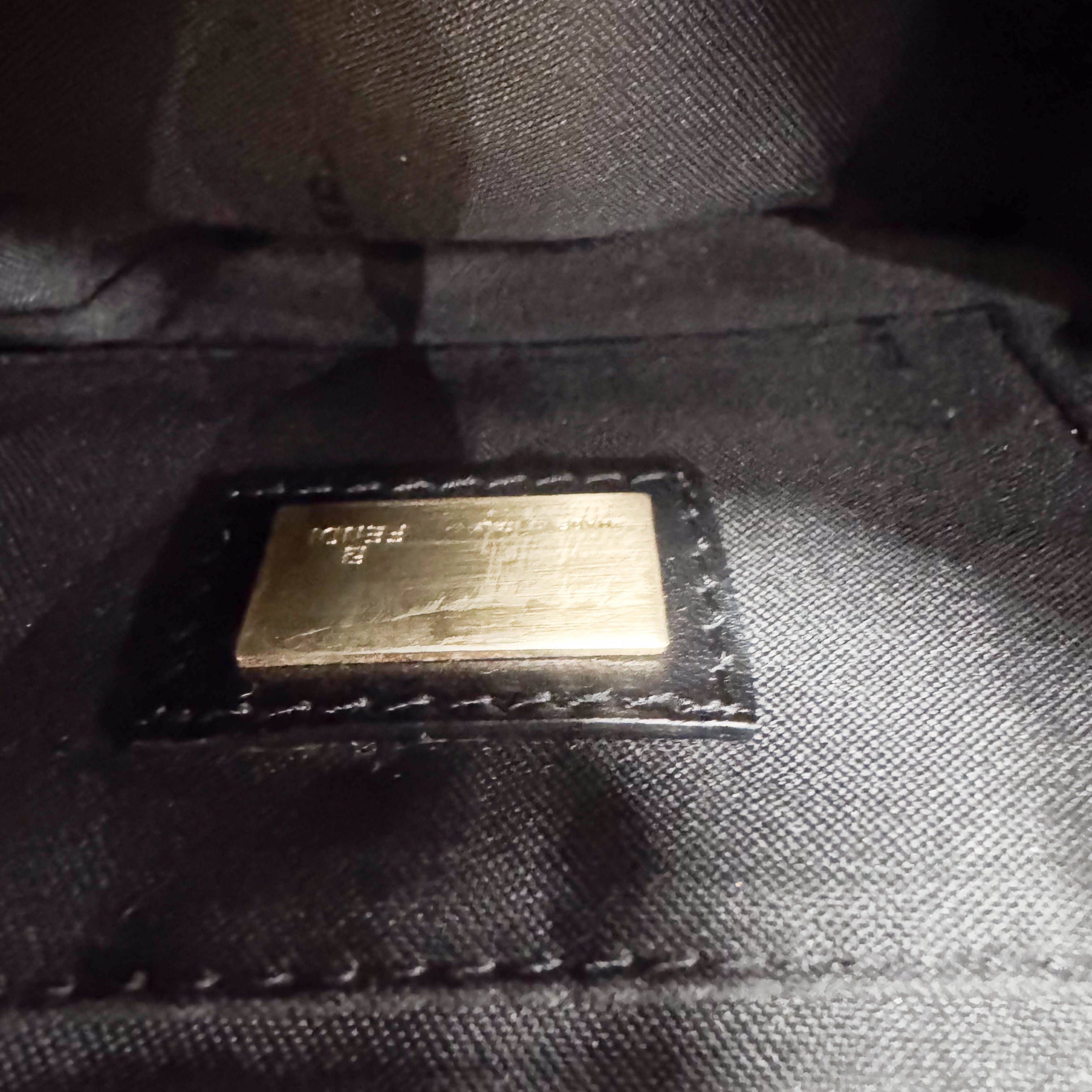 Zucchino Black Canvas Handbag