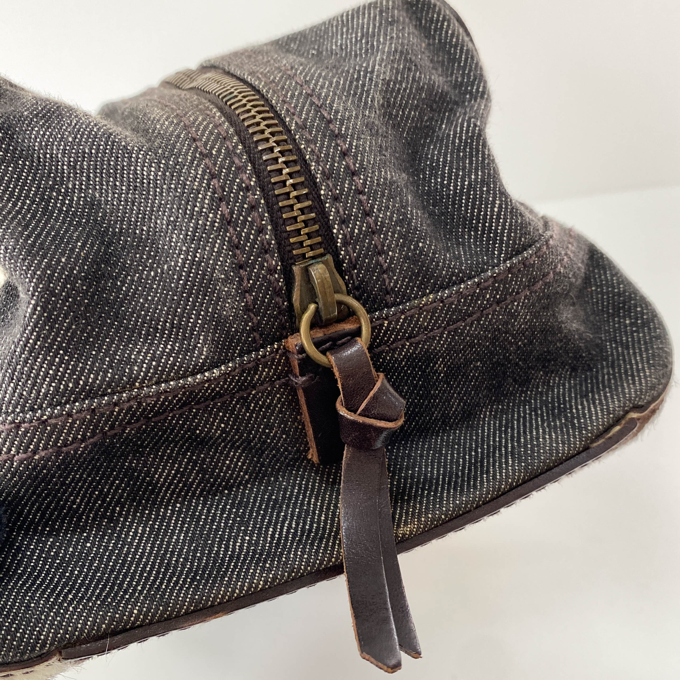 Archive Cow Print Pony Hair Shoulder Bag