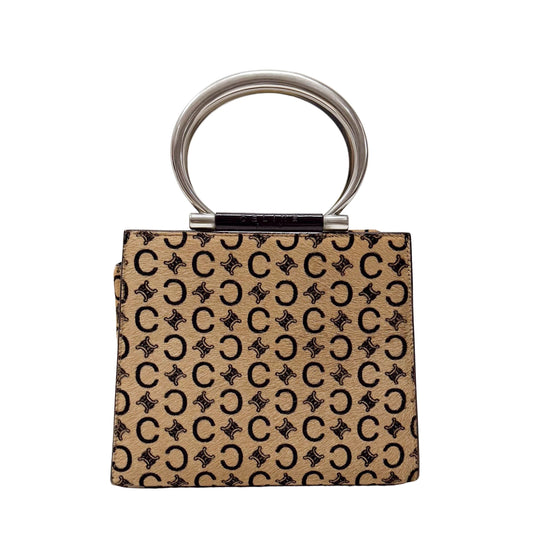 Vintage Brown Pony Hair Two Way Bag