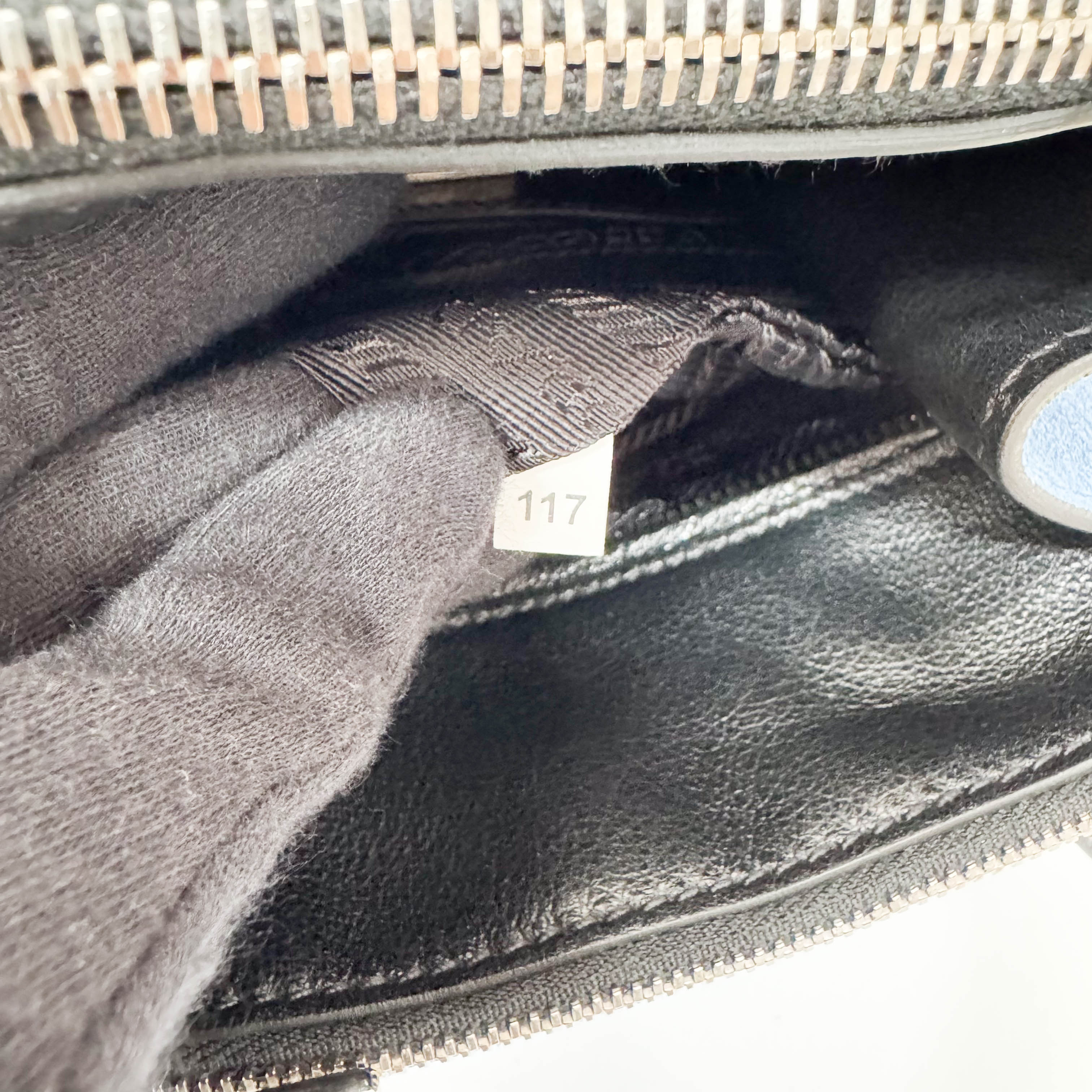 Blue Leopard Pony Hair Bag