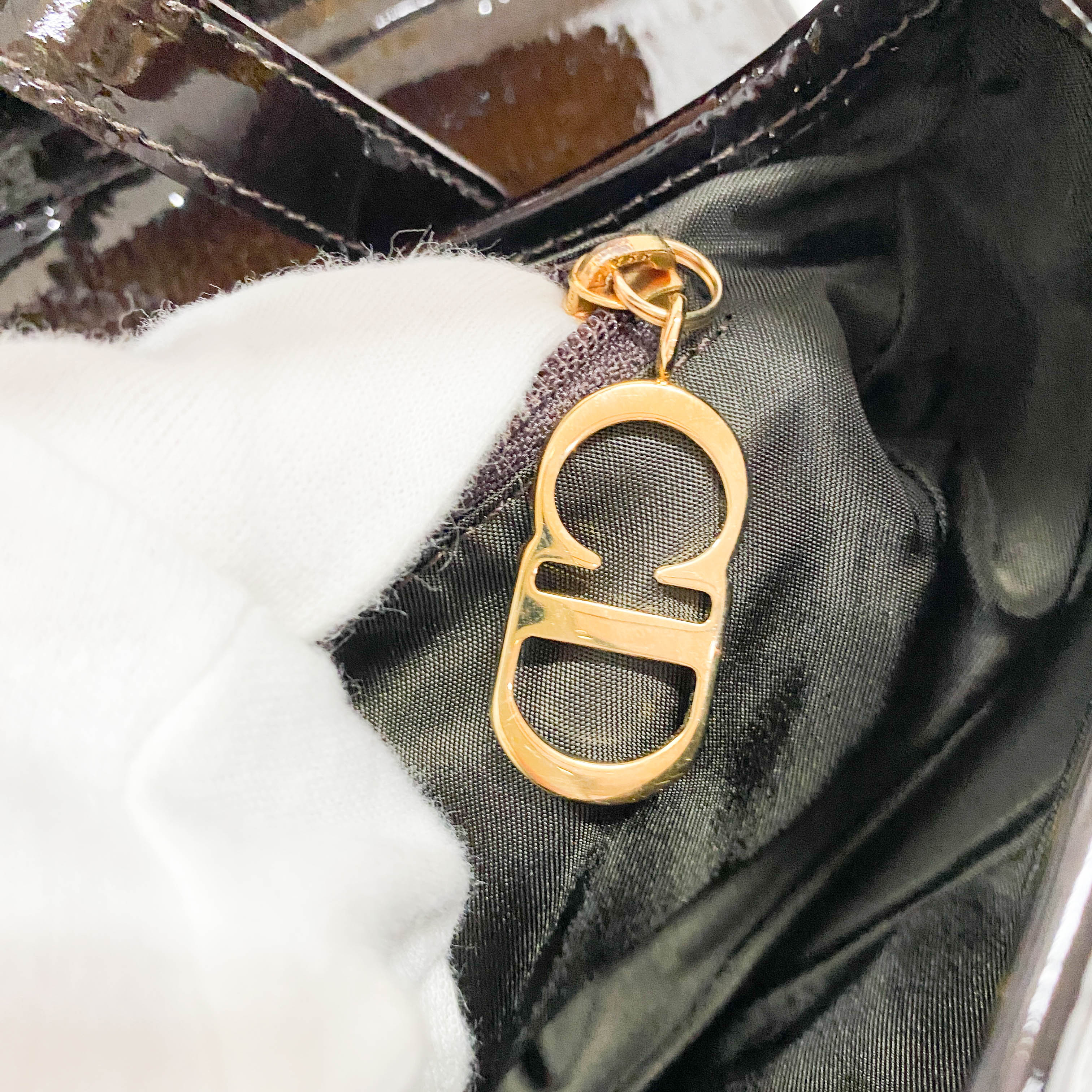 Saddle Trotter Dark Brown Coated Canvas Shoulder Bag