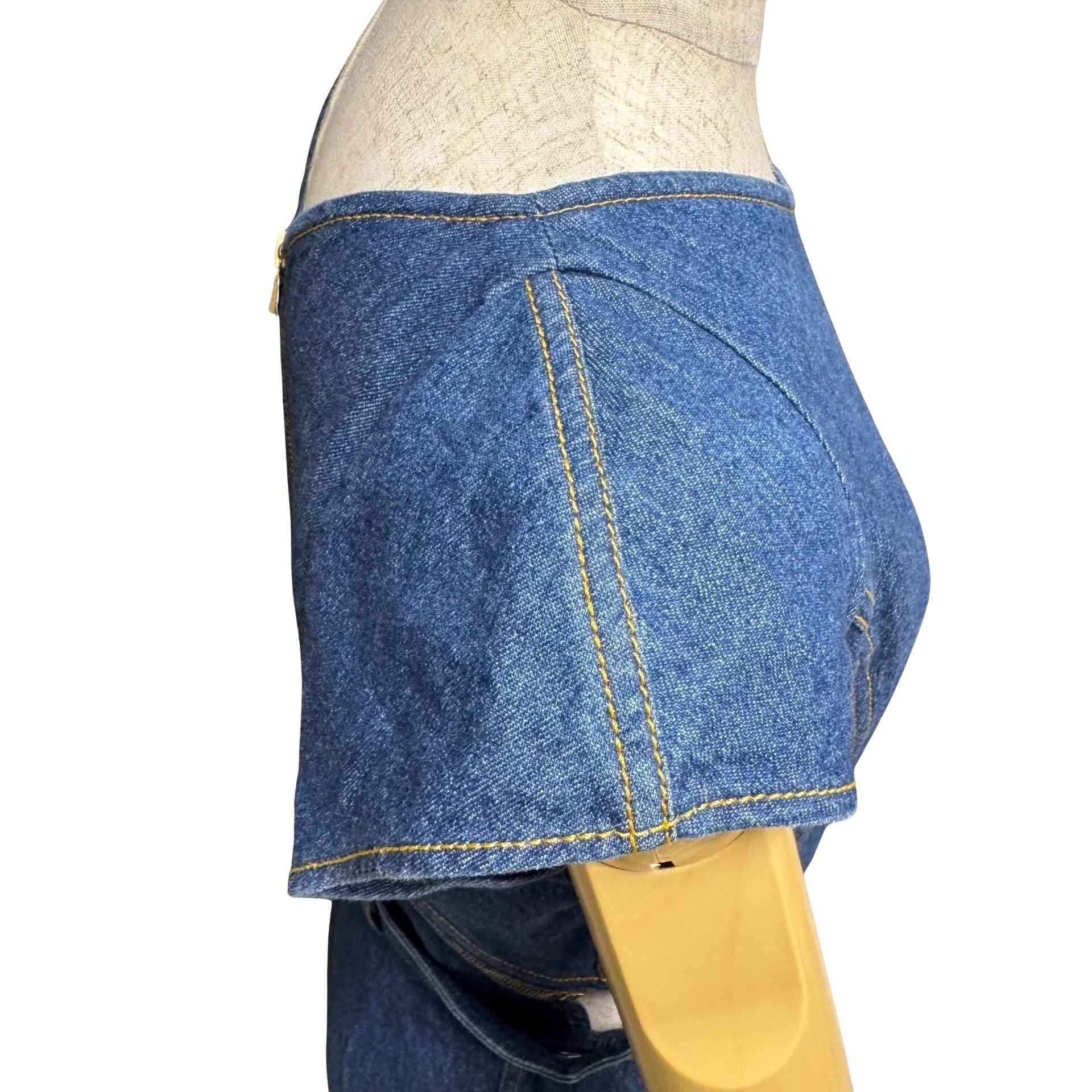 SS2000 John Galliano Blue Denim Dress