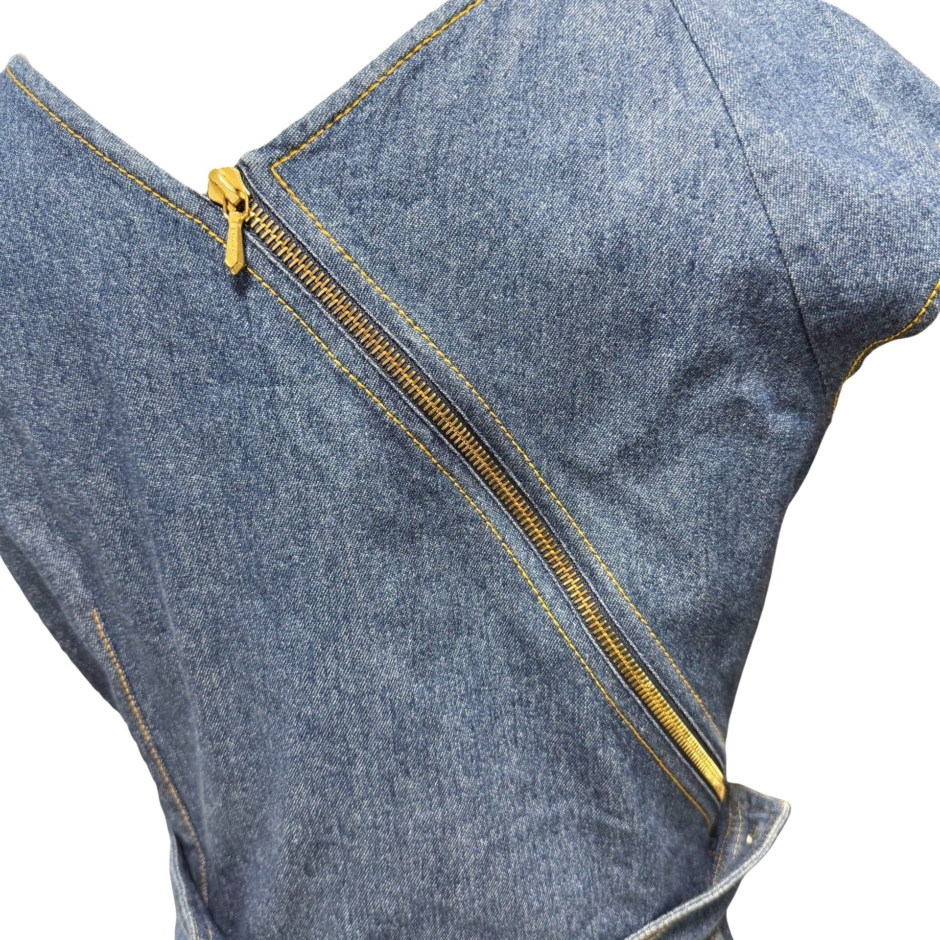 SS2000 John Galliano Blue Denim Dress