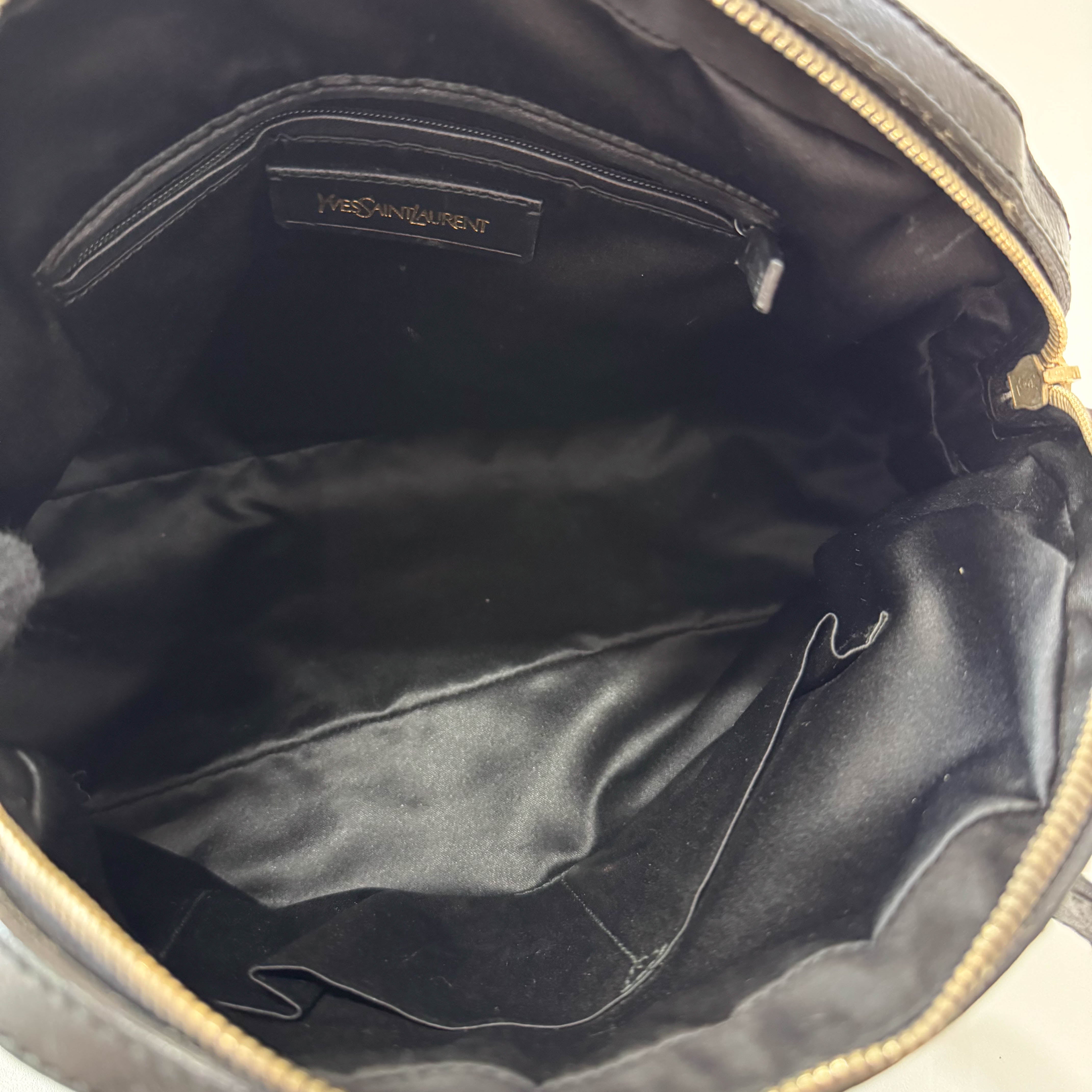 Muse Black Leather Hand Bag