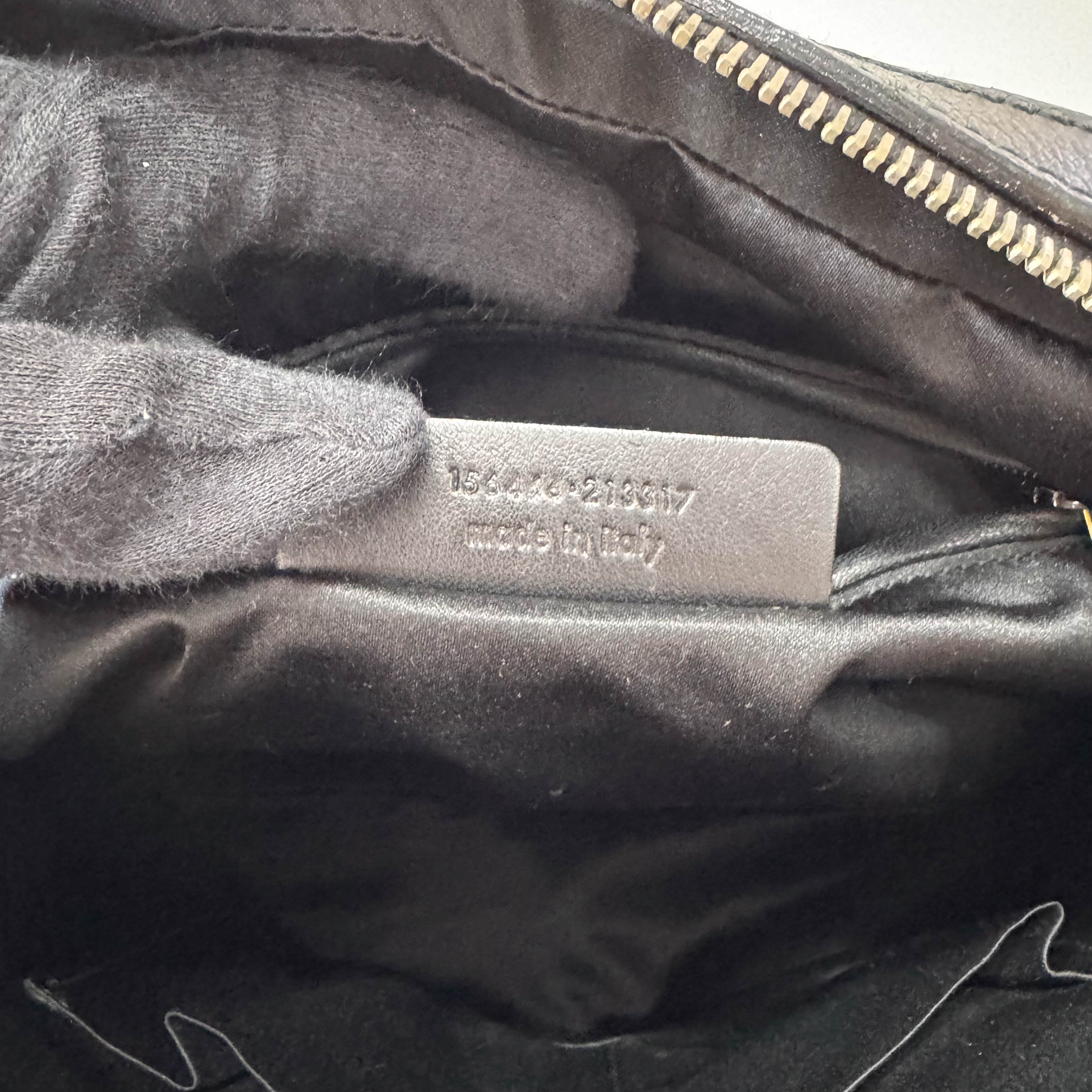 Muse Black Leather Hand Bag