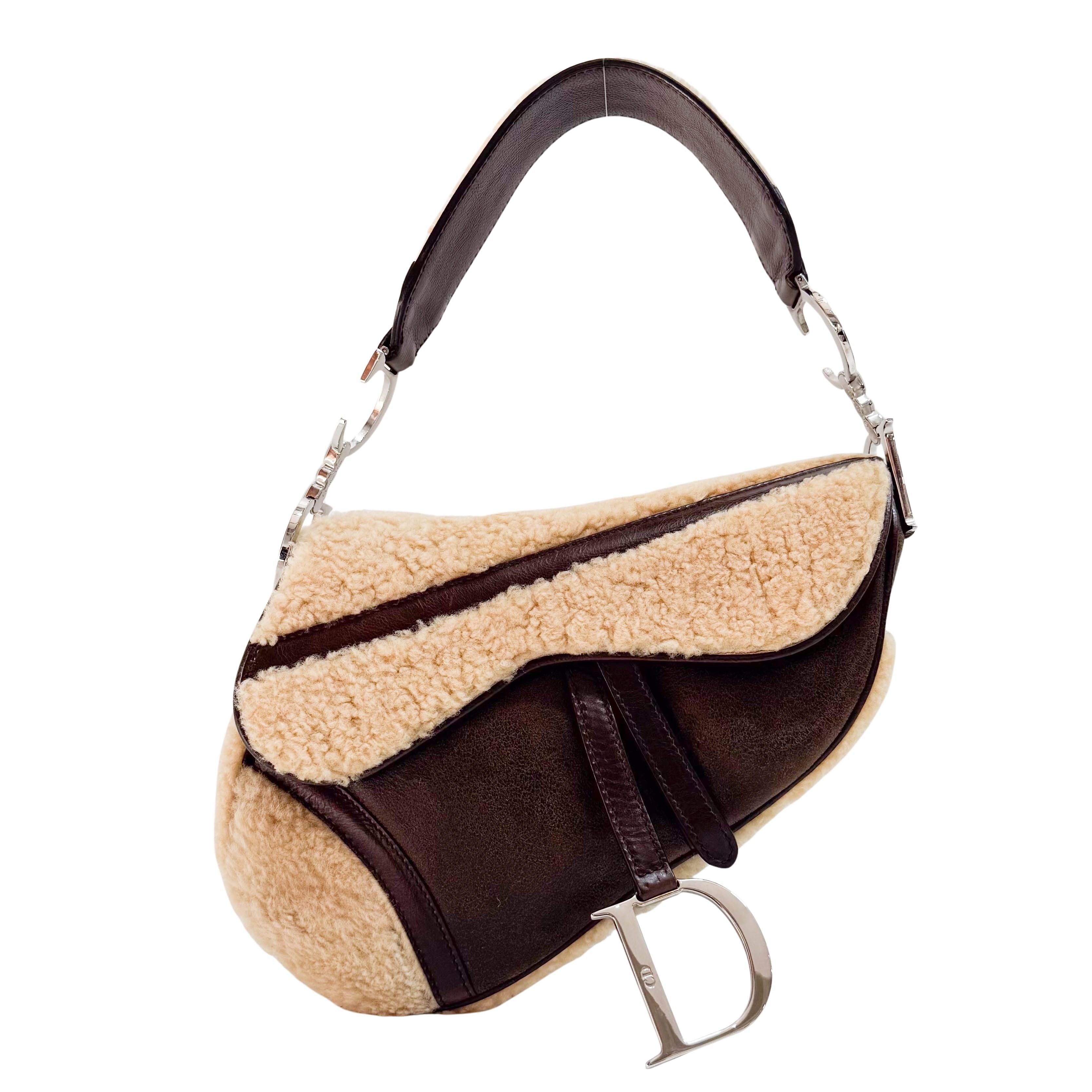 Limited Edition Brown Sheepskin Saddle Bag