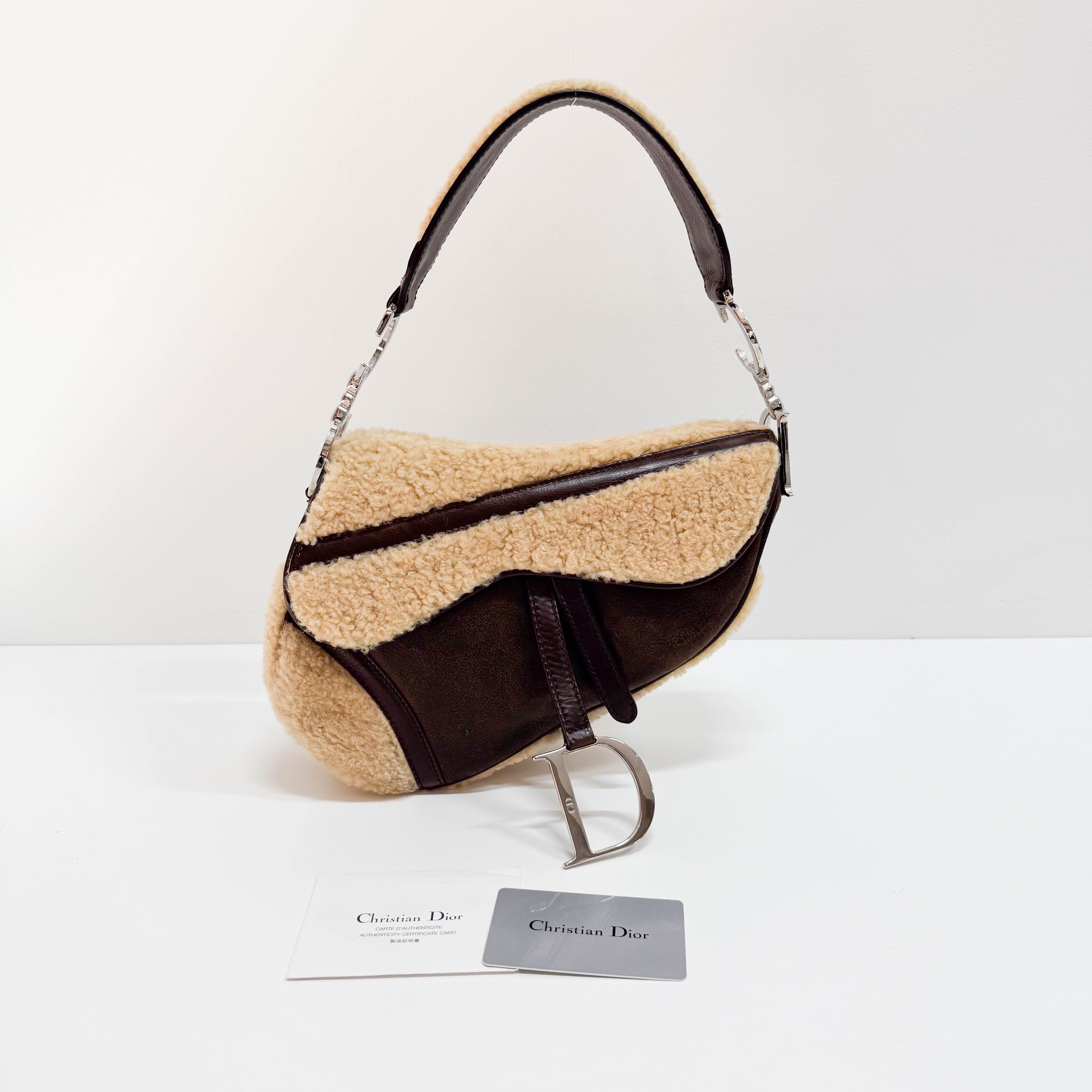 Limited Edition Brown Sheepskin Saddle Bag