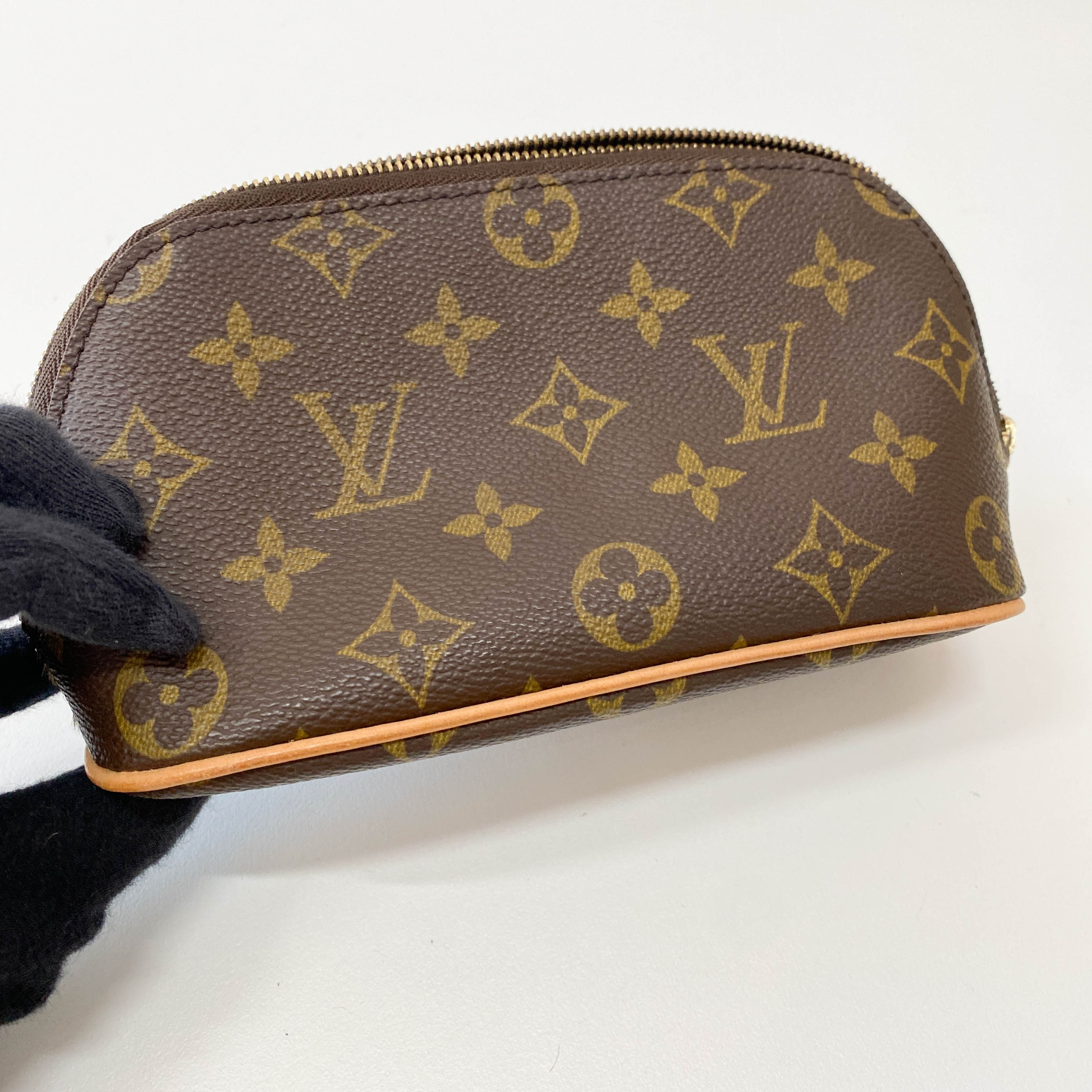 Azzedine Alaia Monogram Brown Leopard Leather Bag