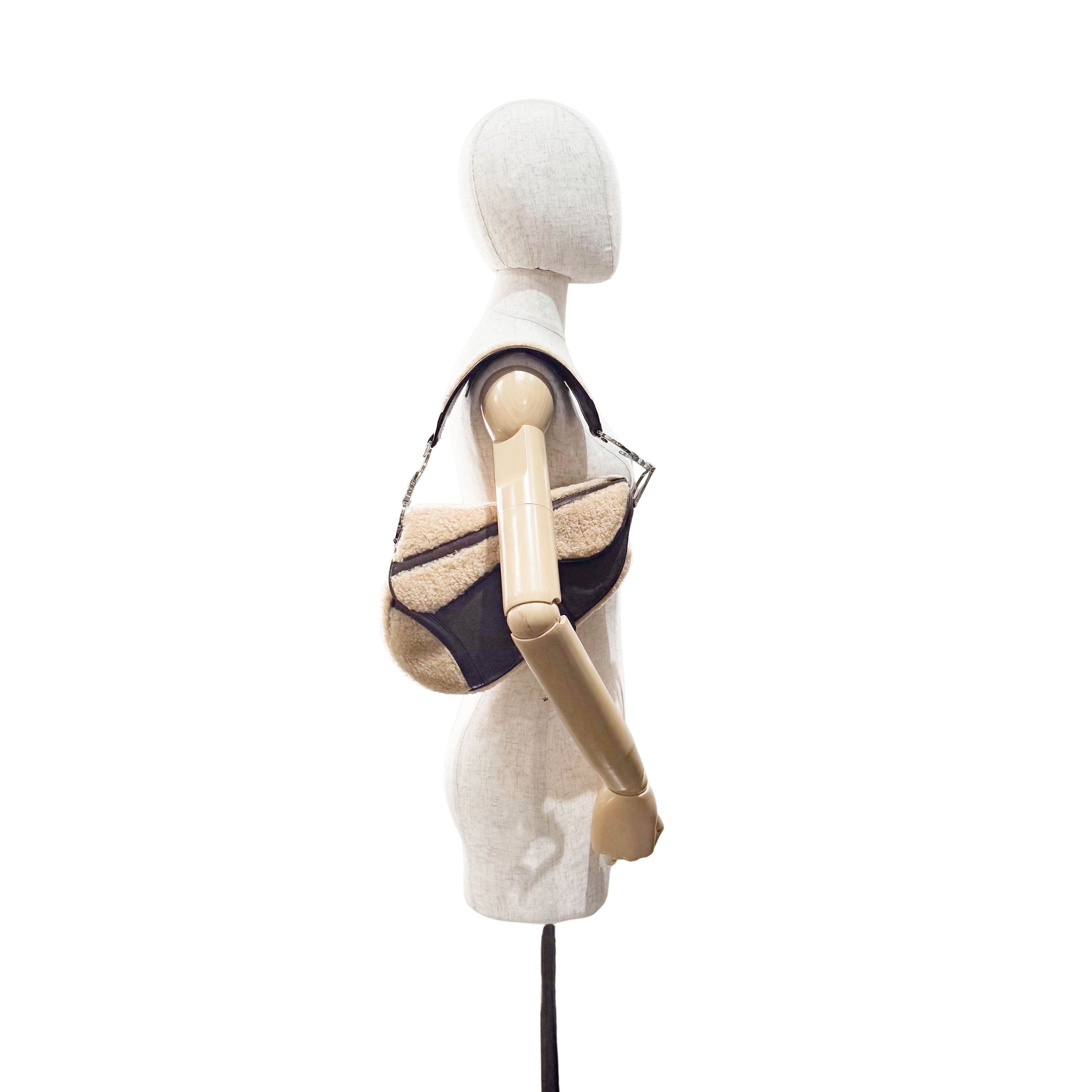 Limited Edition Brown Sheepskin Saddle Bag