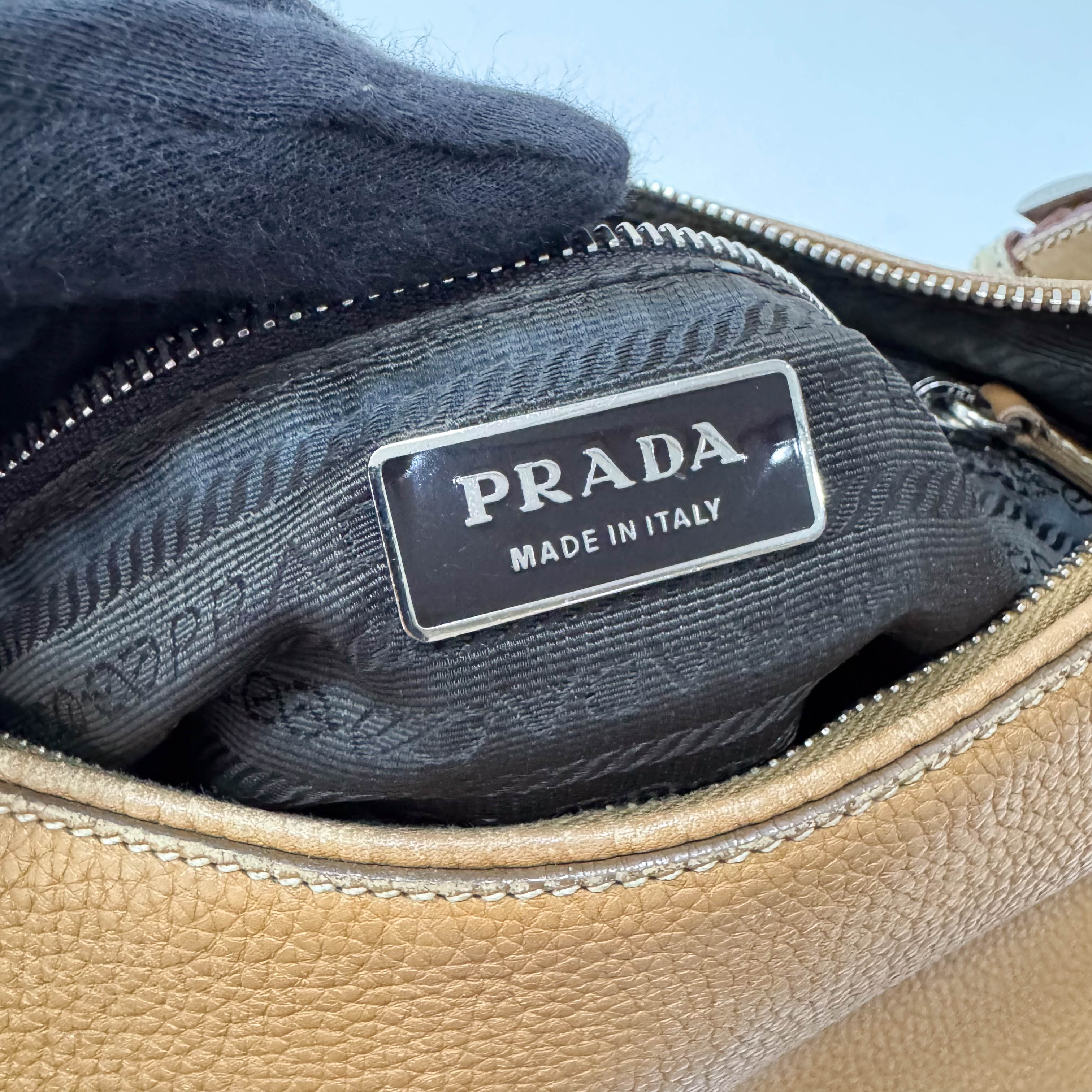 Brown Leather Hobo Shoulder Bag