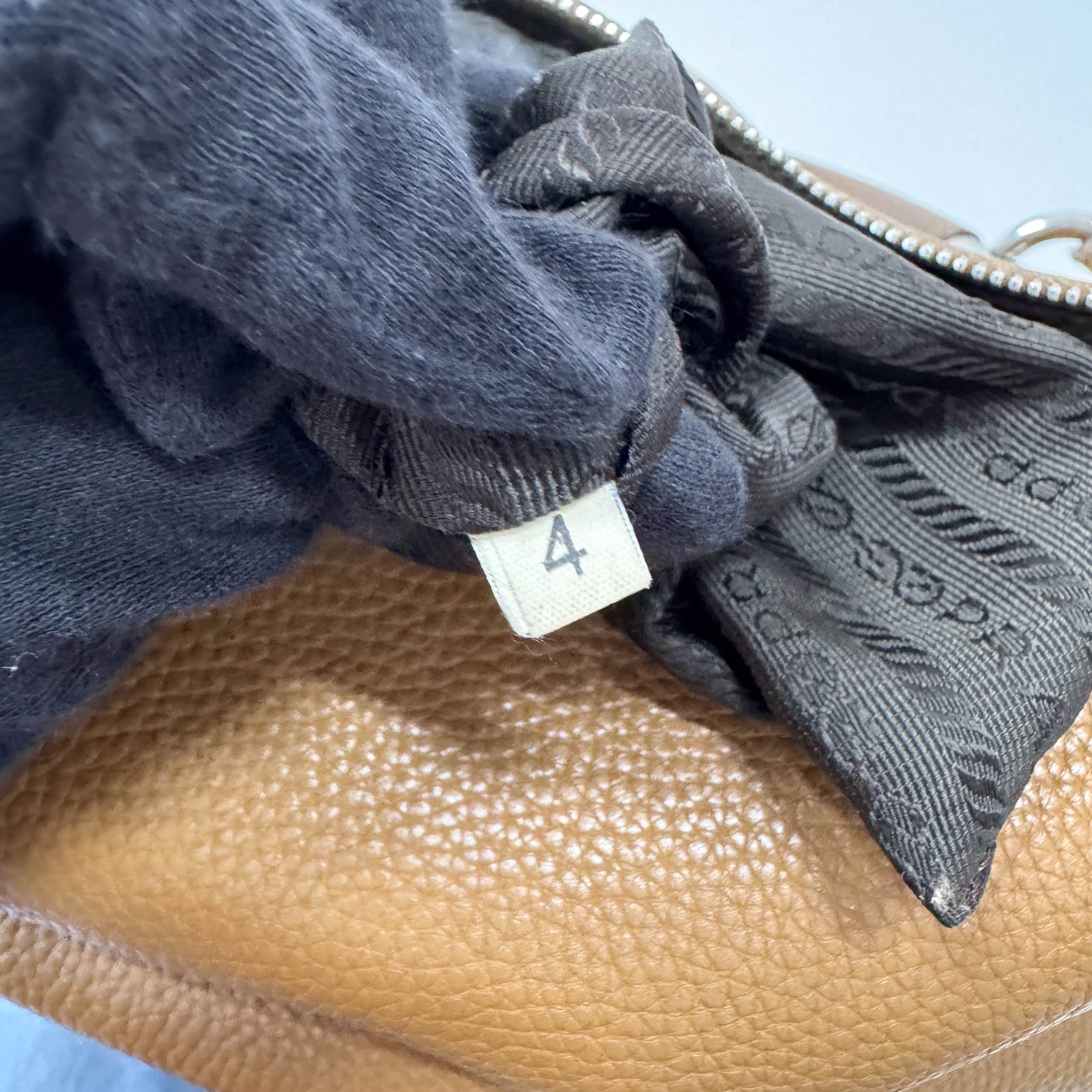 Brown Leather Hobo Shoulder Bag