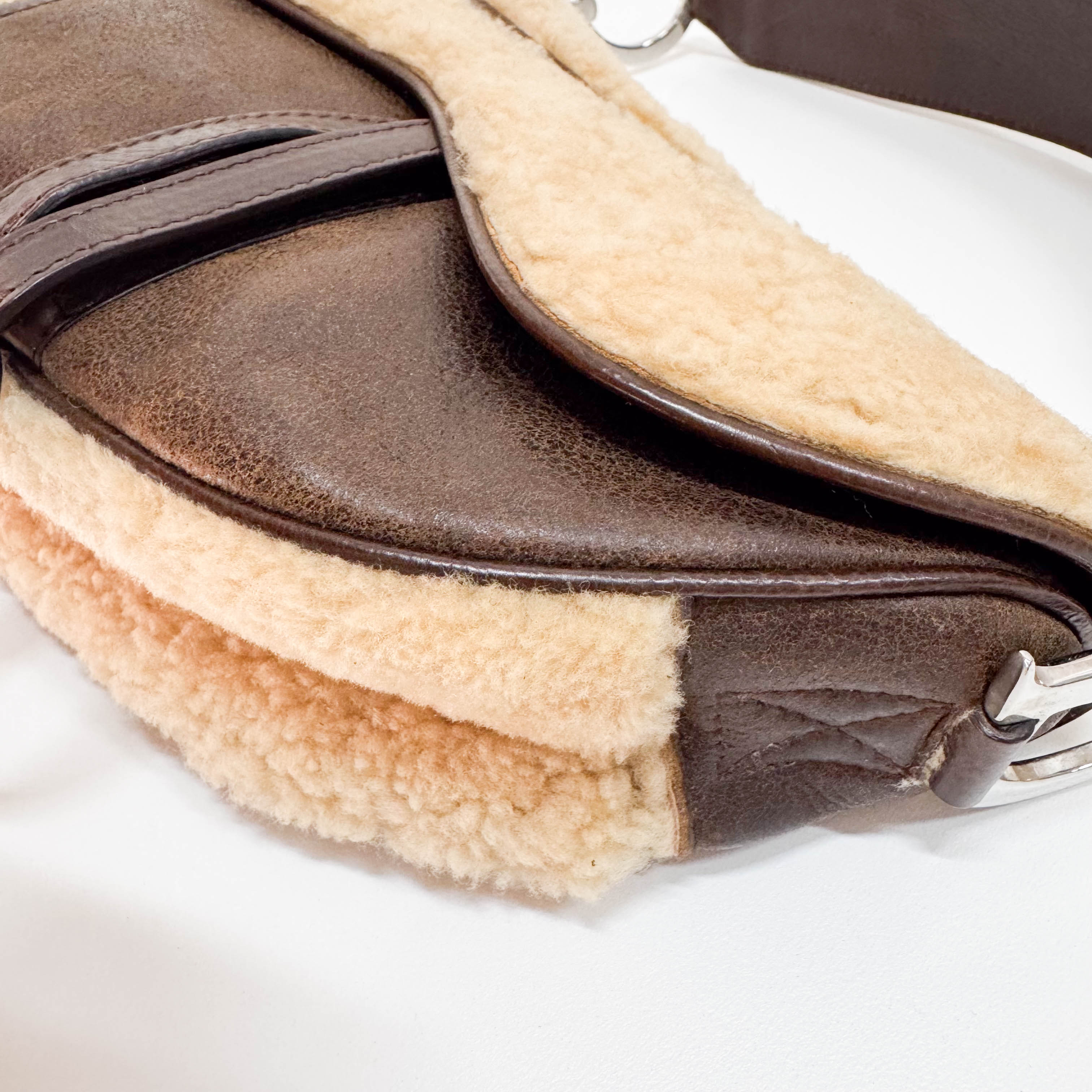 Limited Edition Brown Sheepskin Saddle Bag