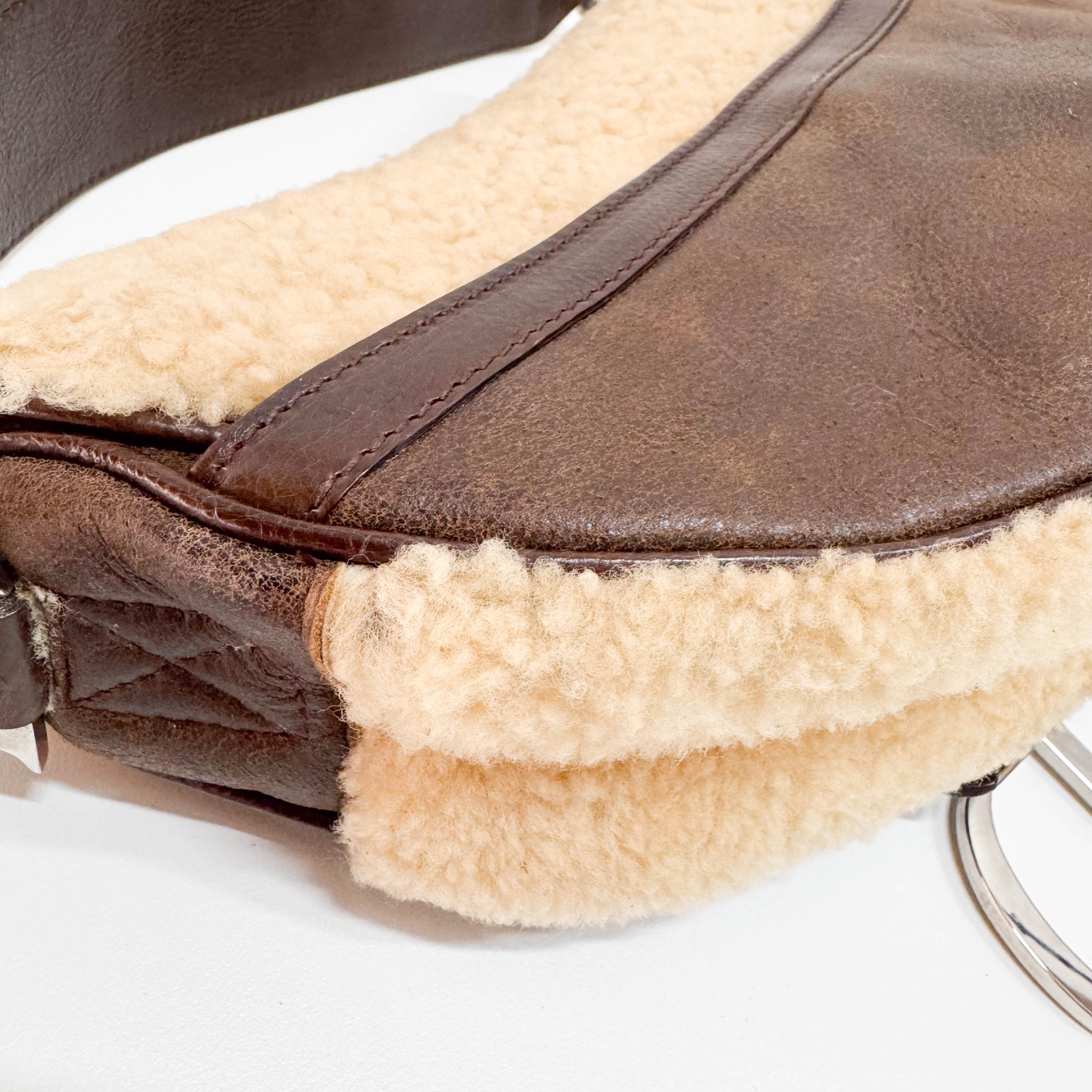 Limited Edition Brown Sheepskin Saddle Bag