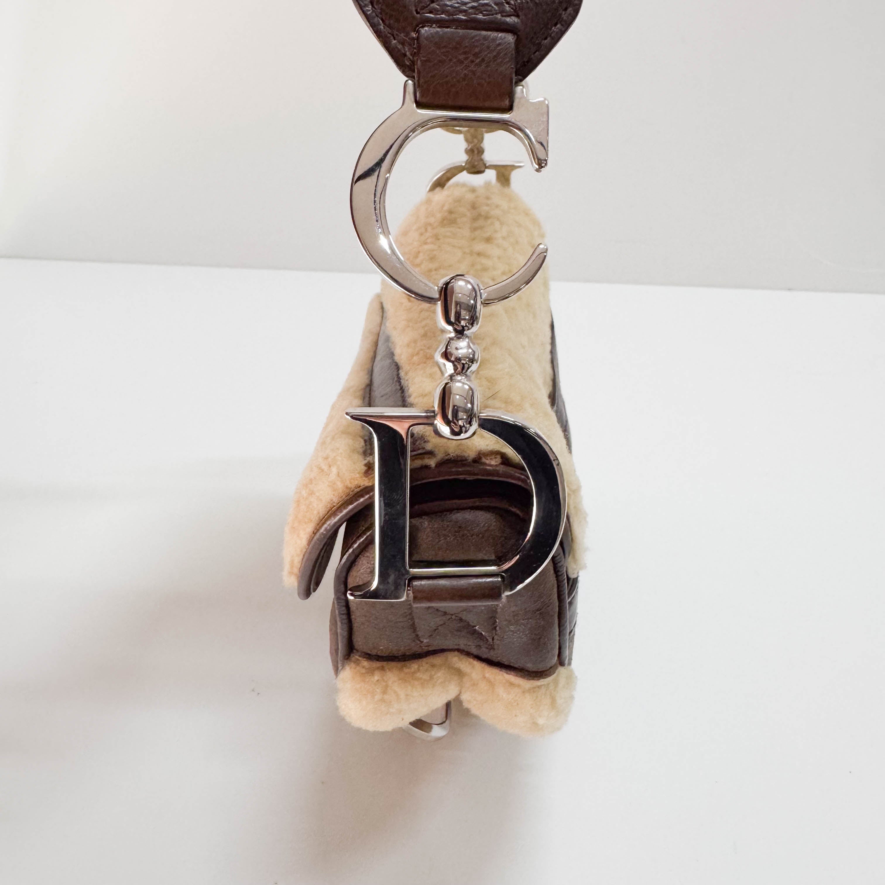 Limited Edition Brown Sheepskin Saddle Bag