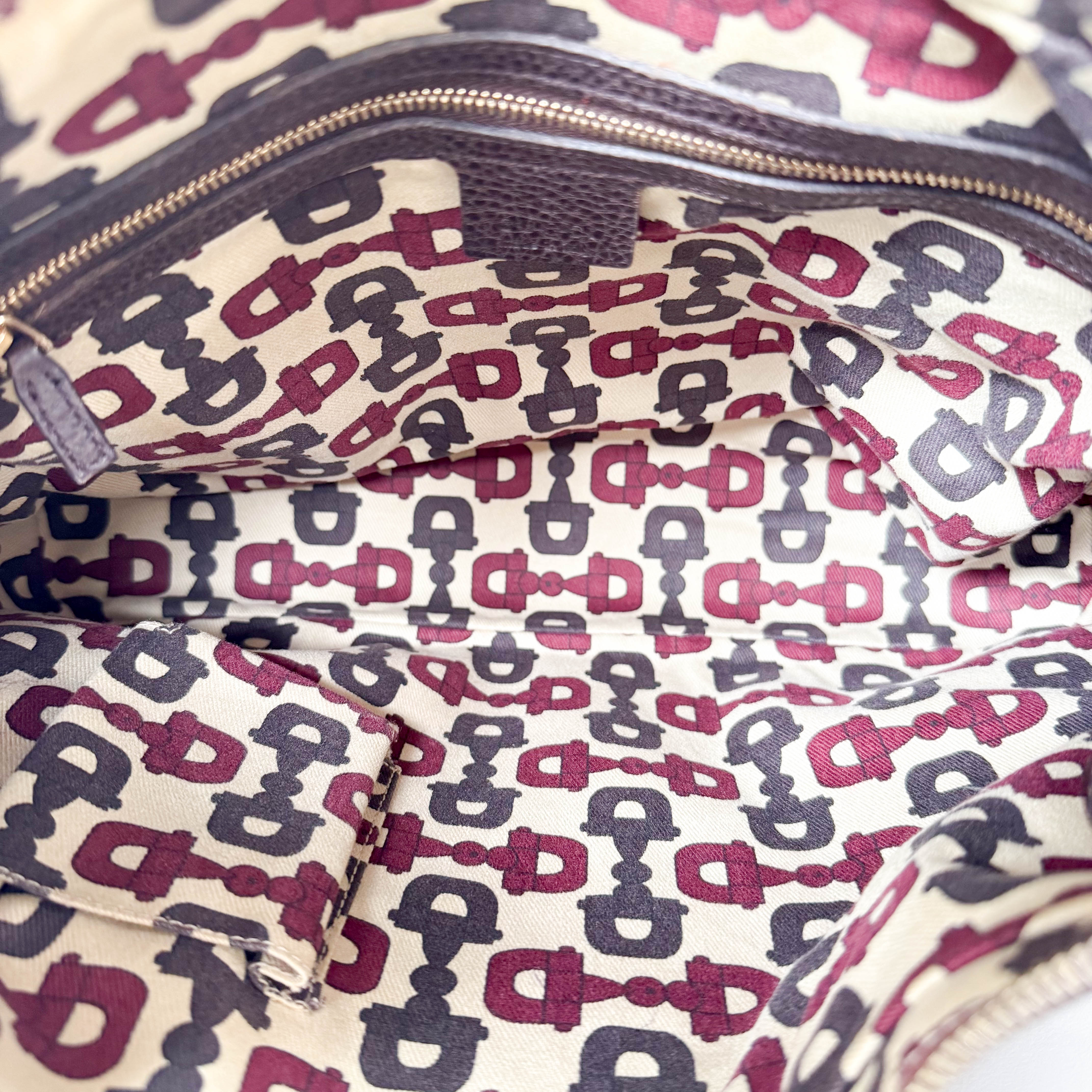 Leather Brown Hobo Shoulder Bag