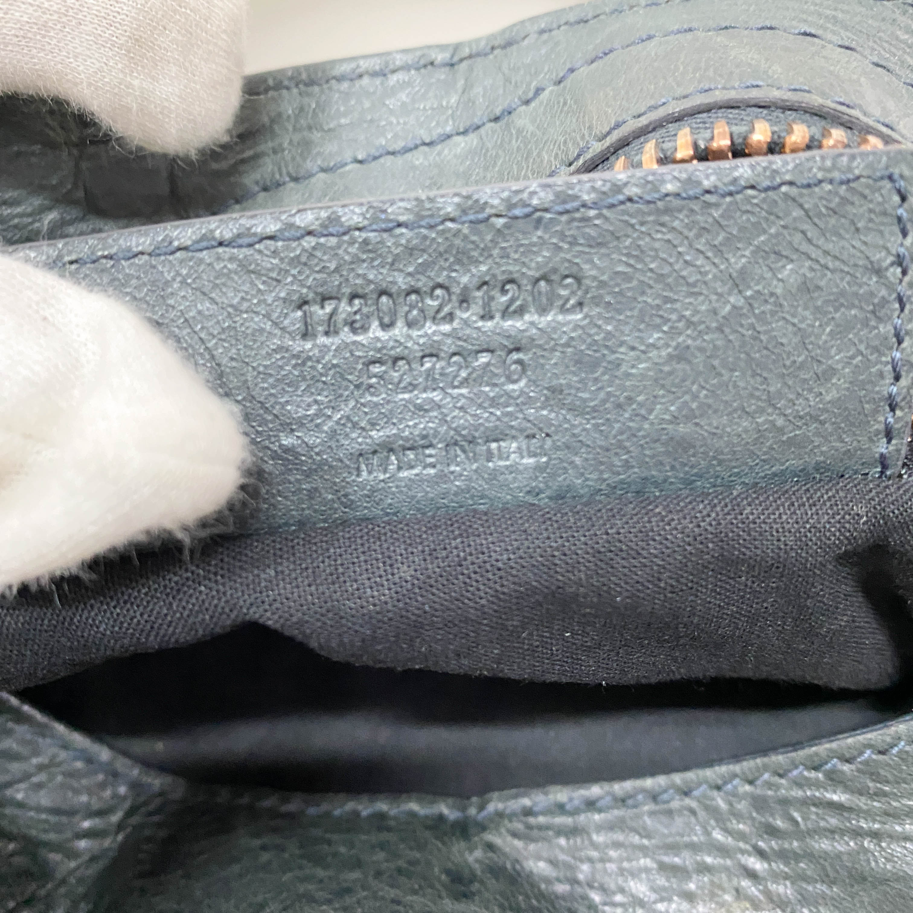 The Giant City 21 Grey Calfskin Two Way Bag