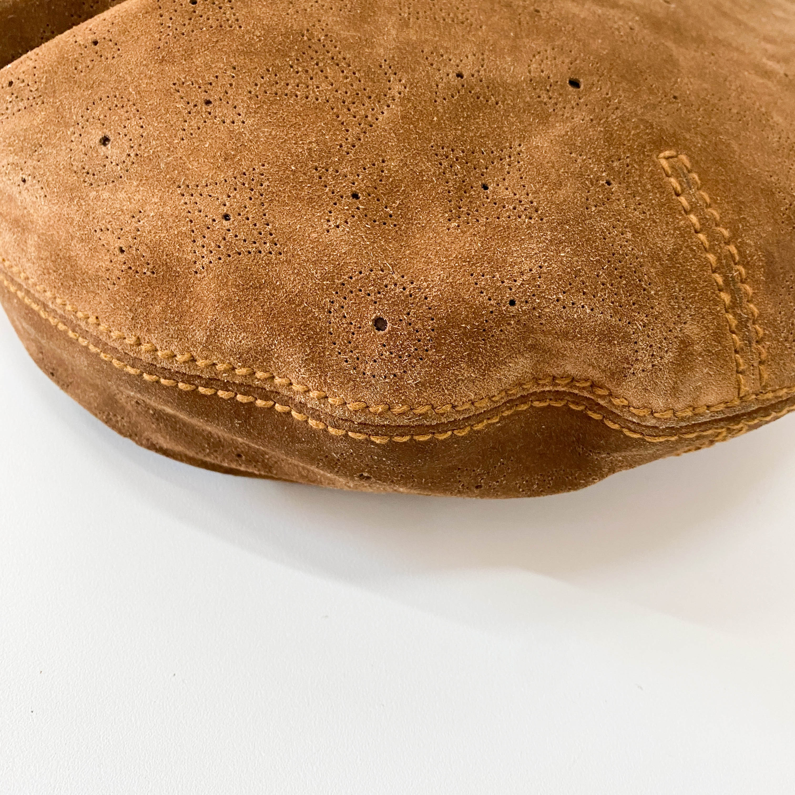 Onatah GM Brown Monogram Suede Bag