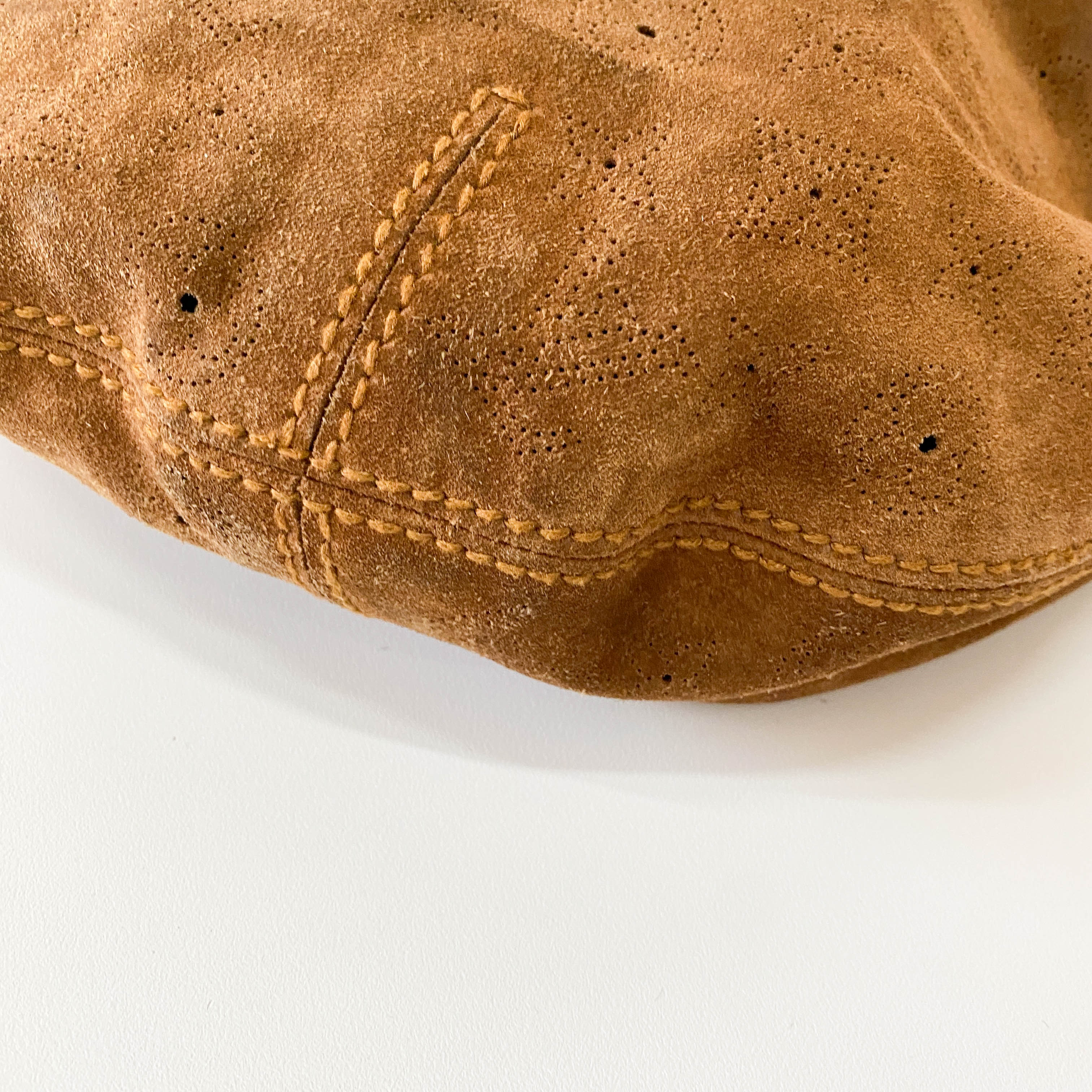 Onatah GM Brown Monogram Suede Bag