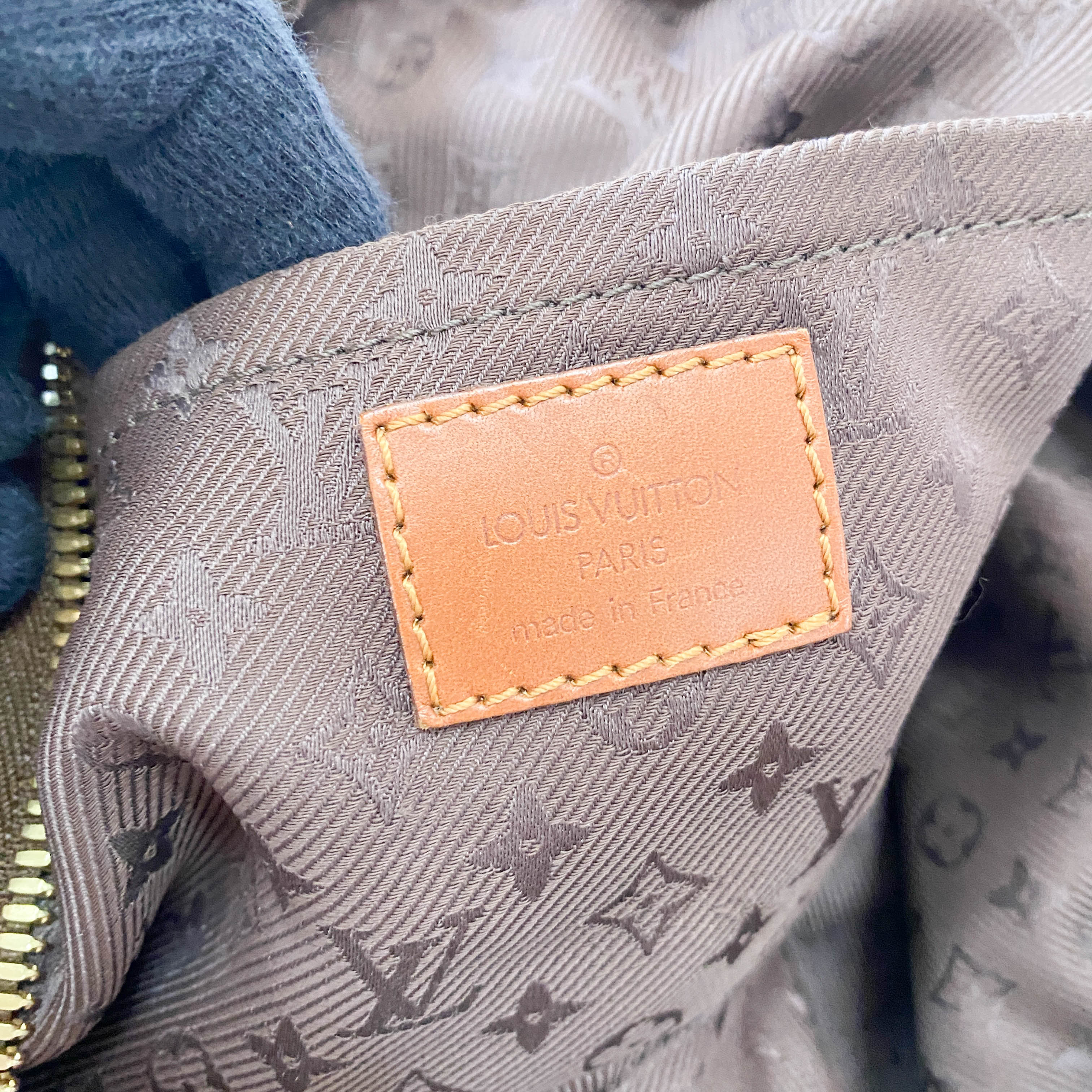 Onatah GM Brown Monogram Suede Bag