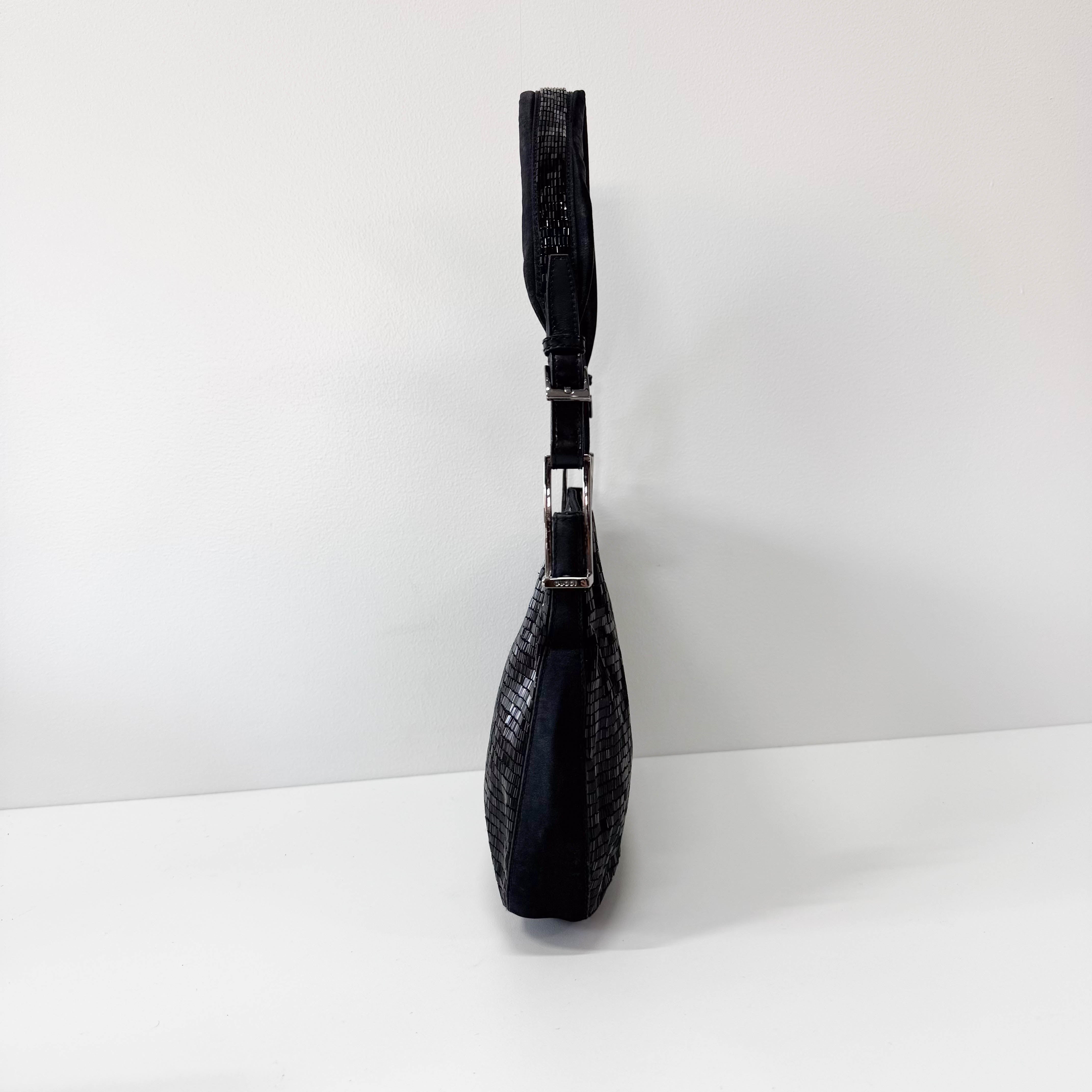Archive Black Beads Shoulder Bag