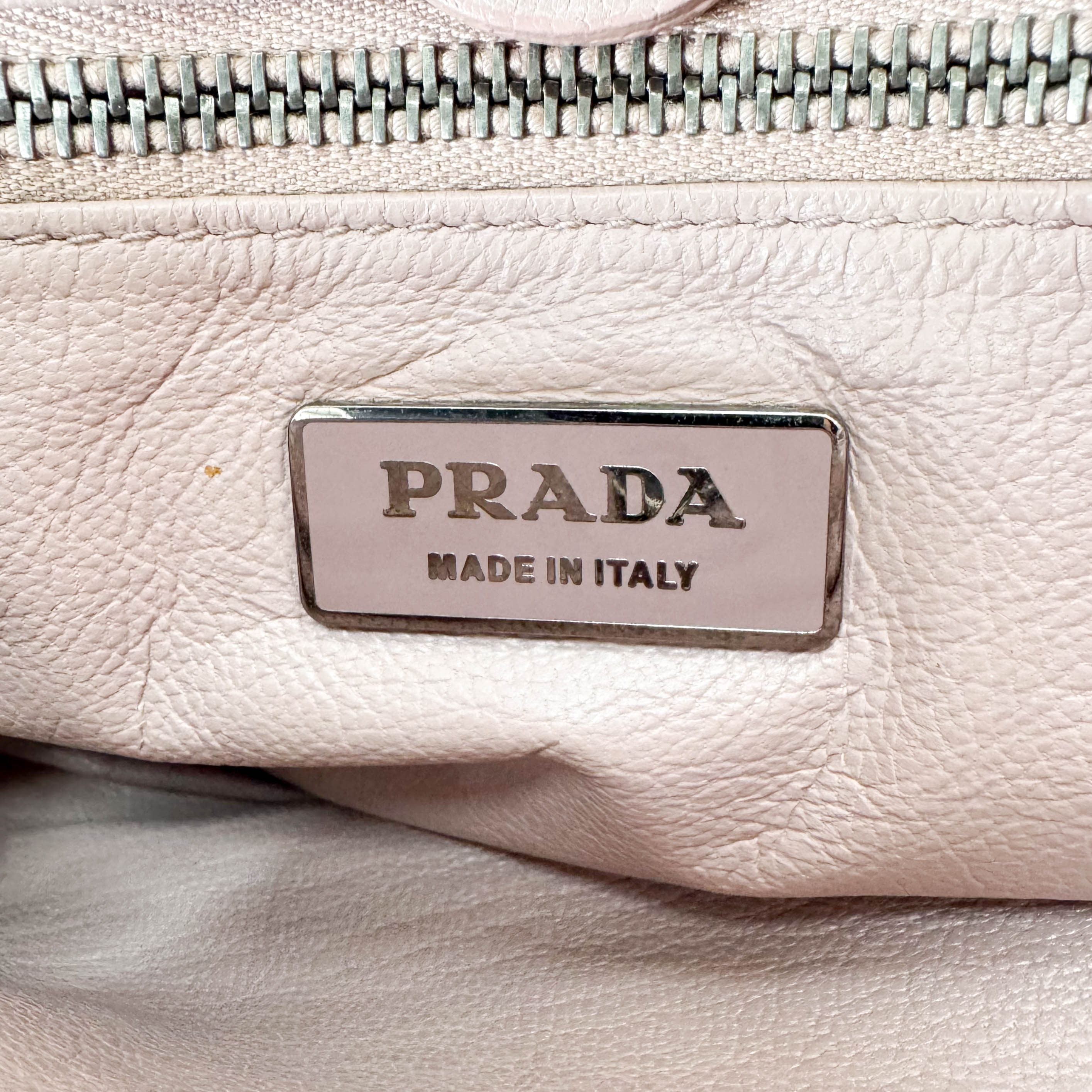 Vintage Leather Pink Shoulder Bag