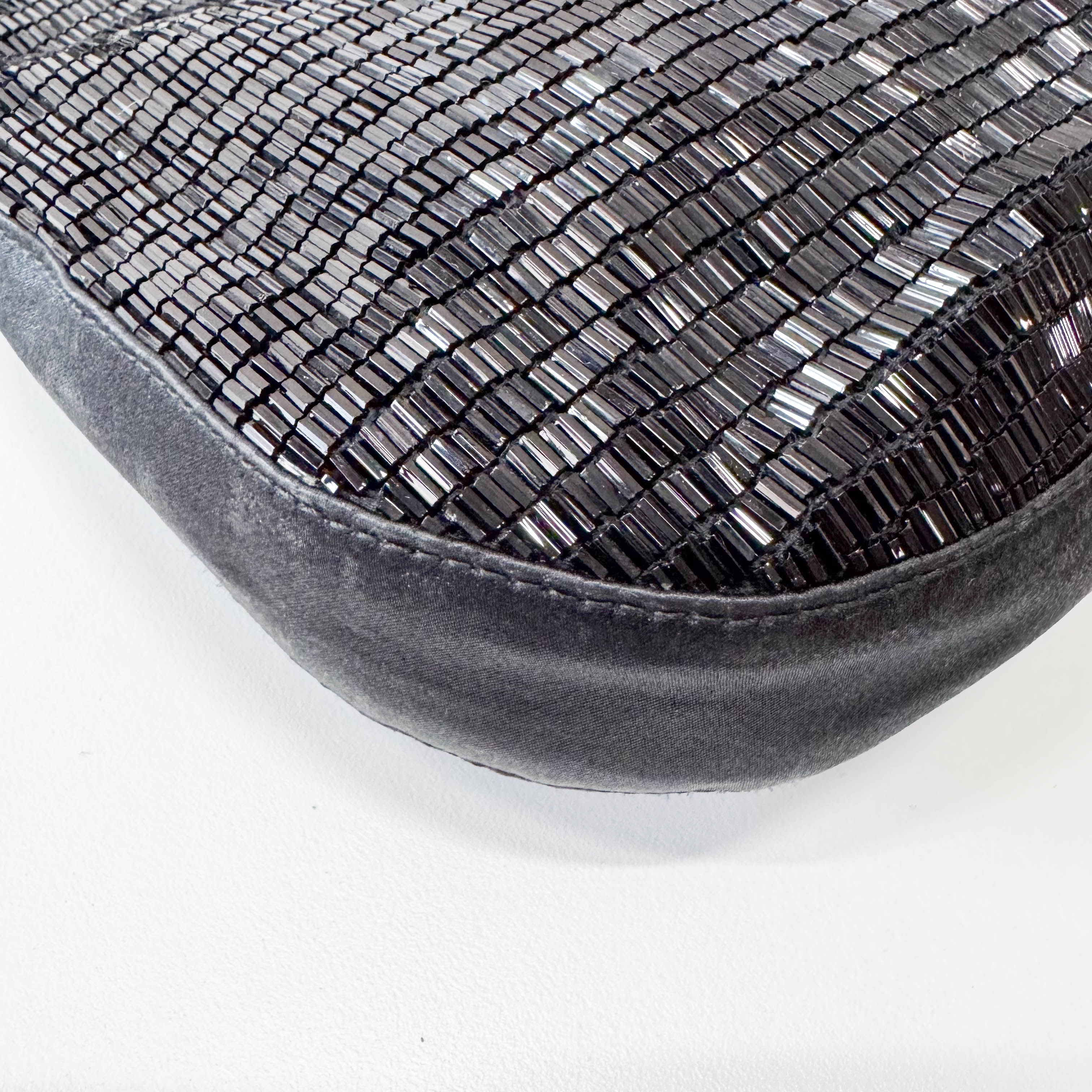 Archive Black Beads Shoulder Bag