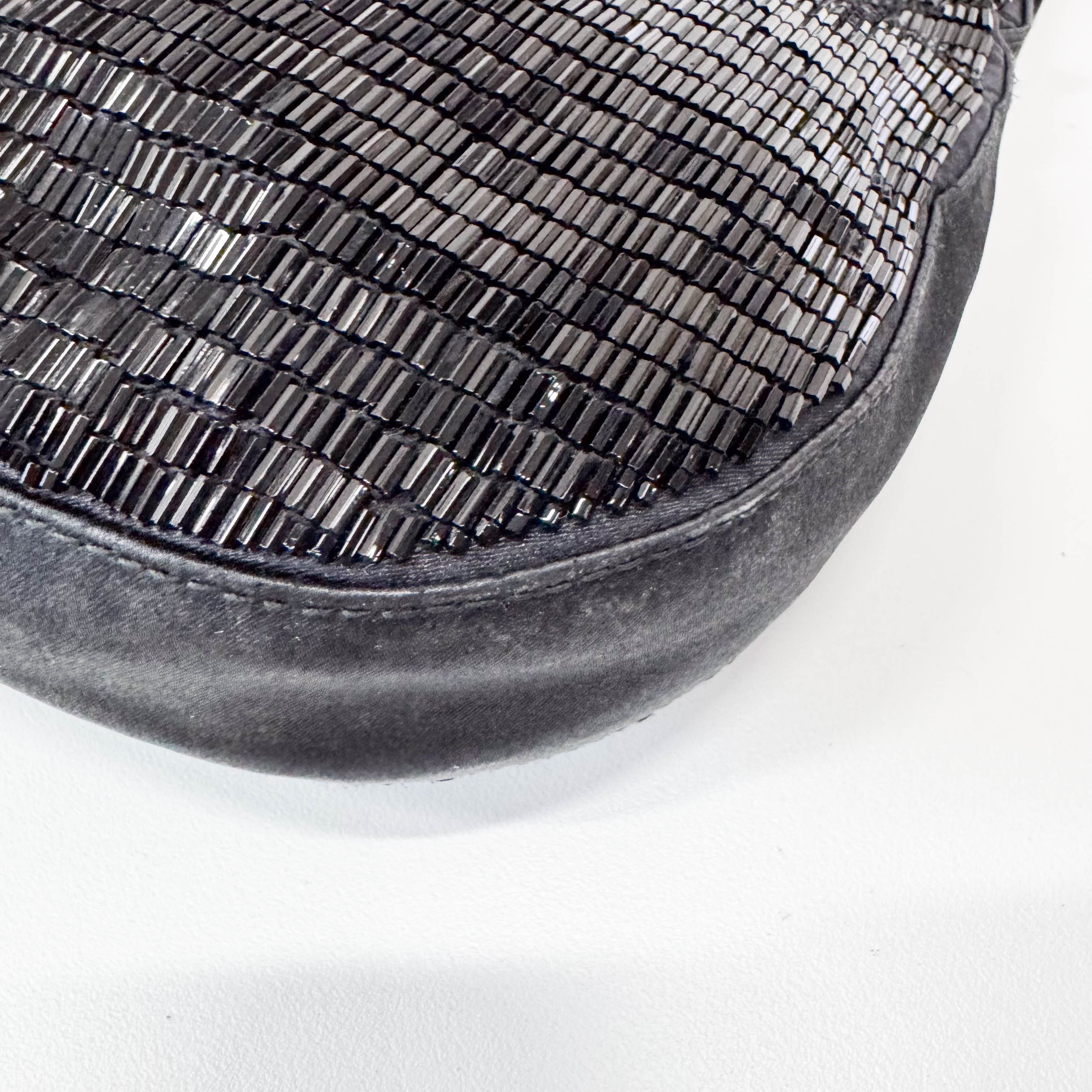 Archive Black Beads Shoulder Bag