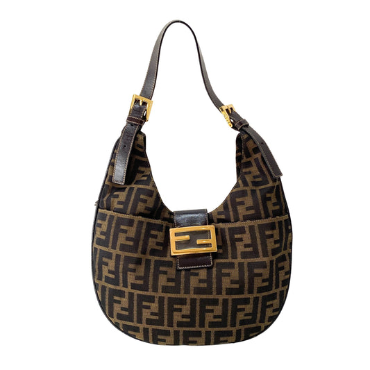 Croissant Zucca Hobo Shoulder Bag
