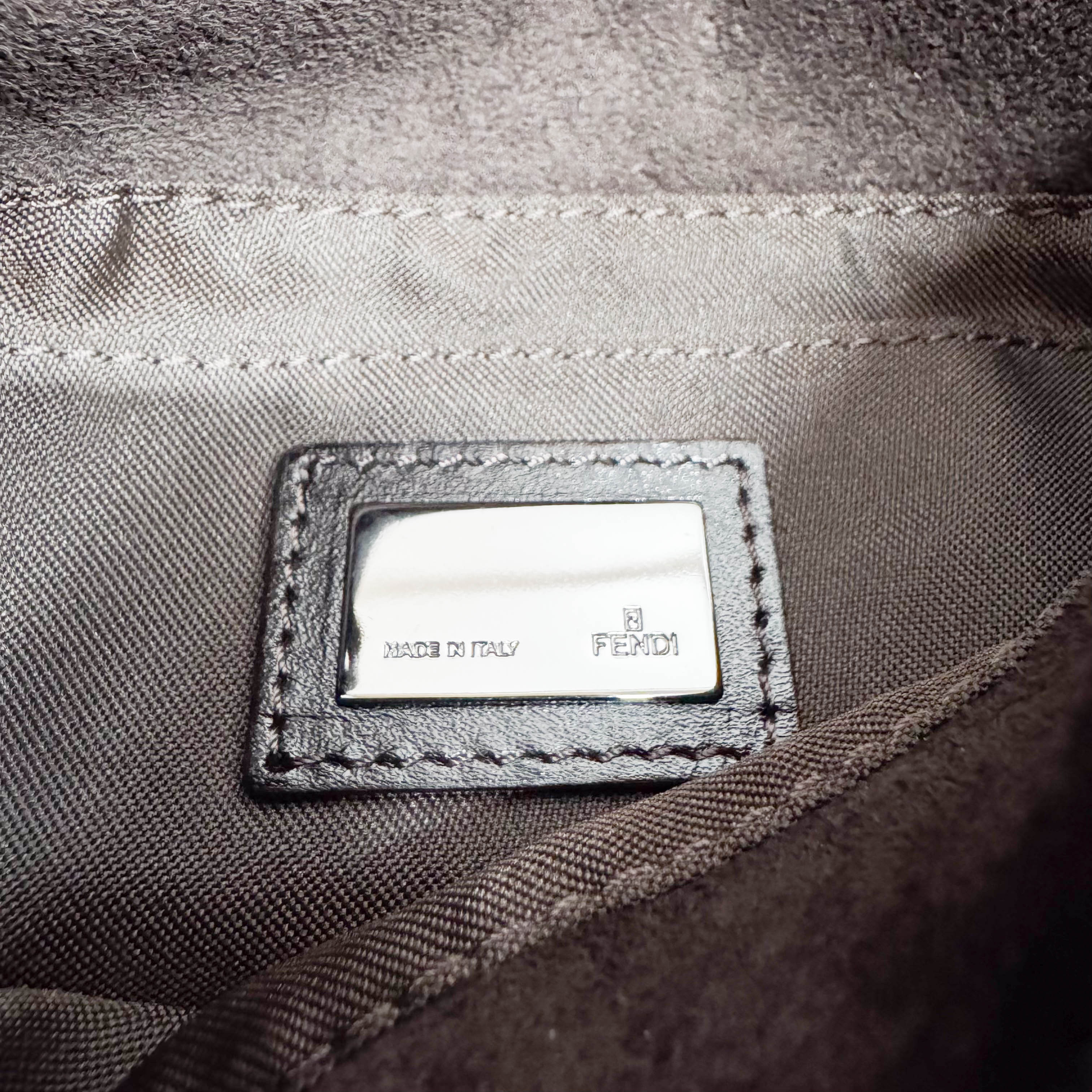 Mamma Baguette Brown Suede Hand Bag