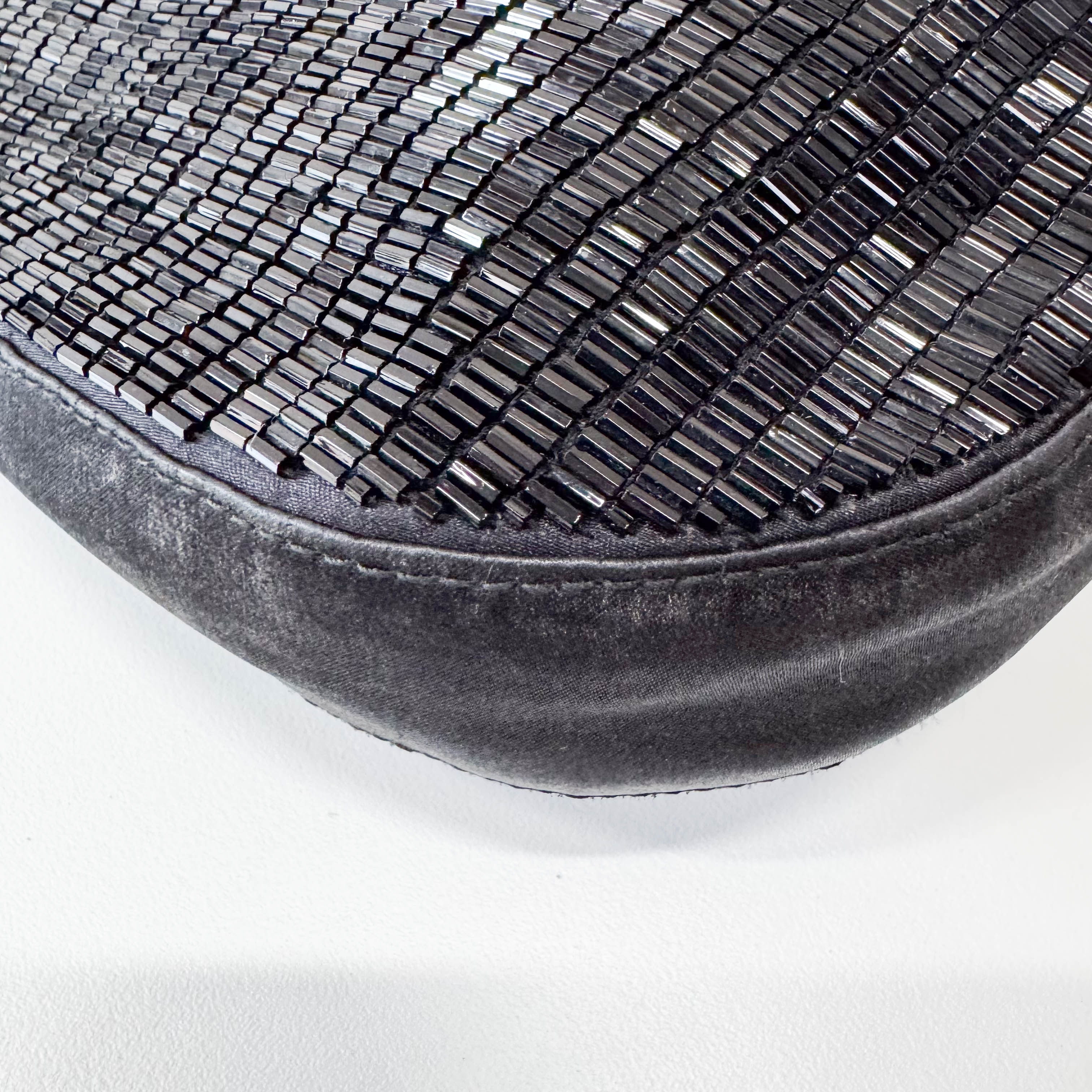 Archive Black Beads Shoulder Bag