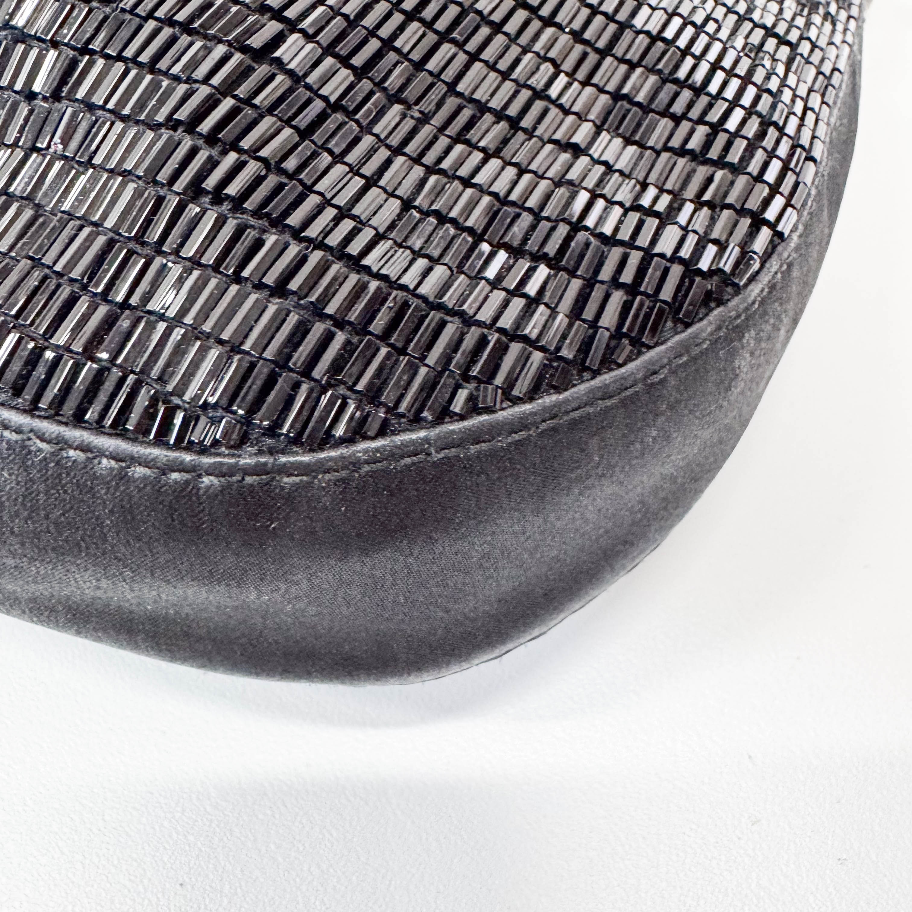 Archive Black Beads Shoulder Bag