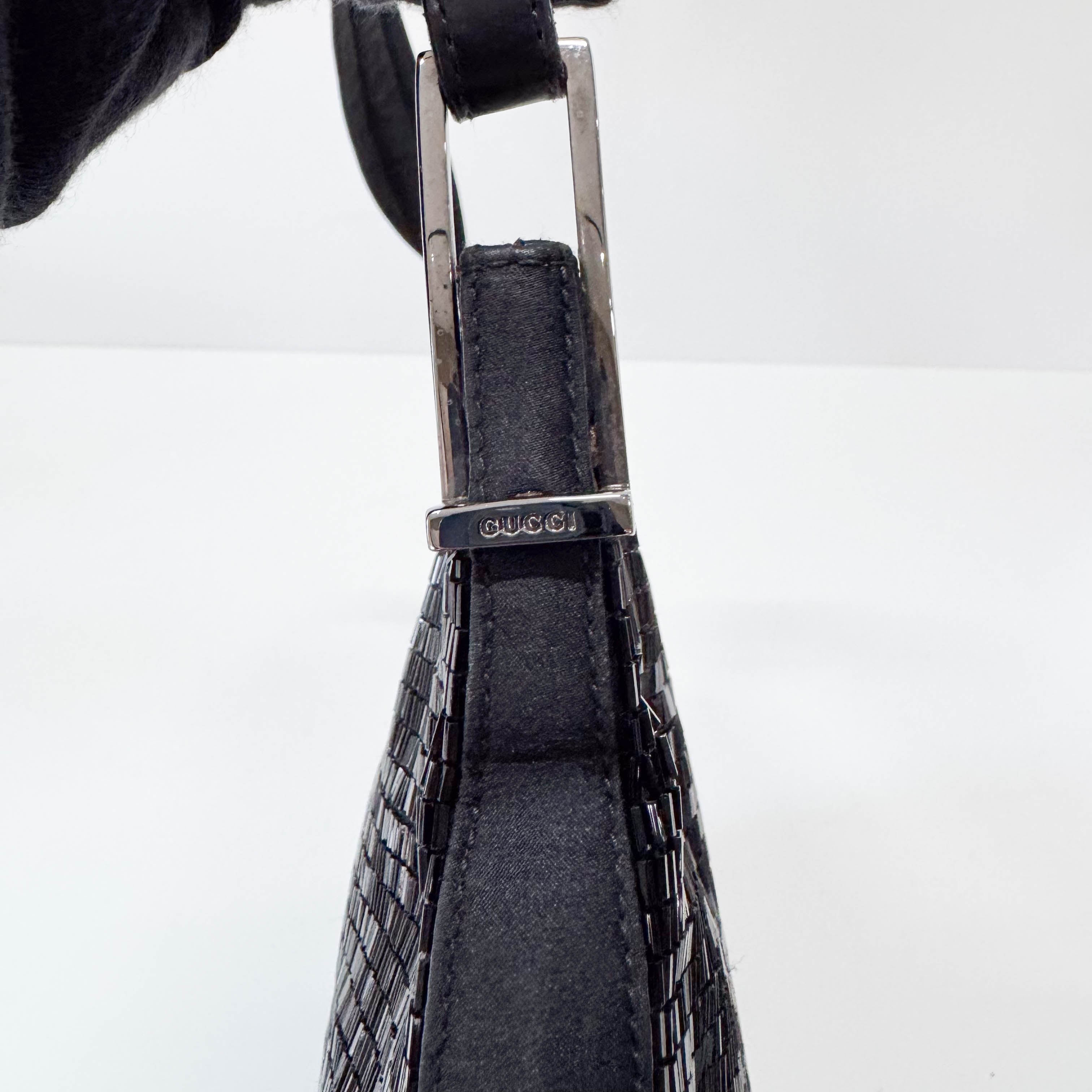 Archive Black Beads Shoulder Bag