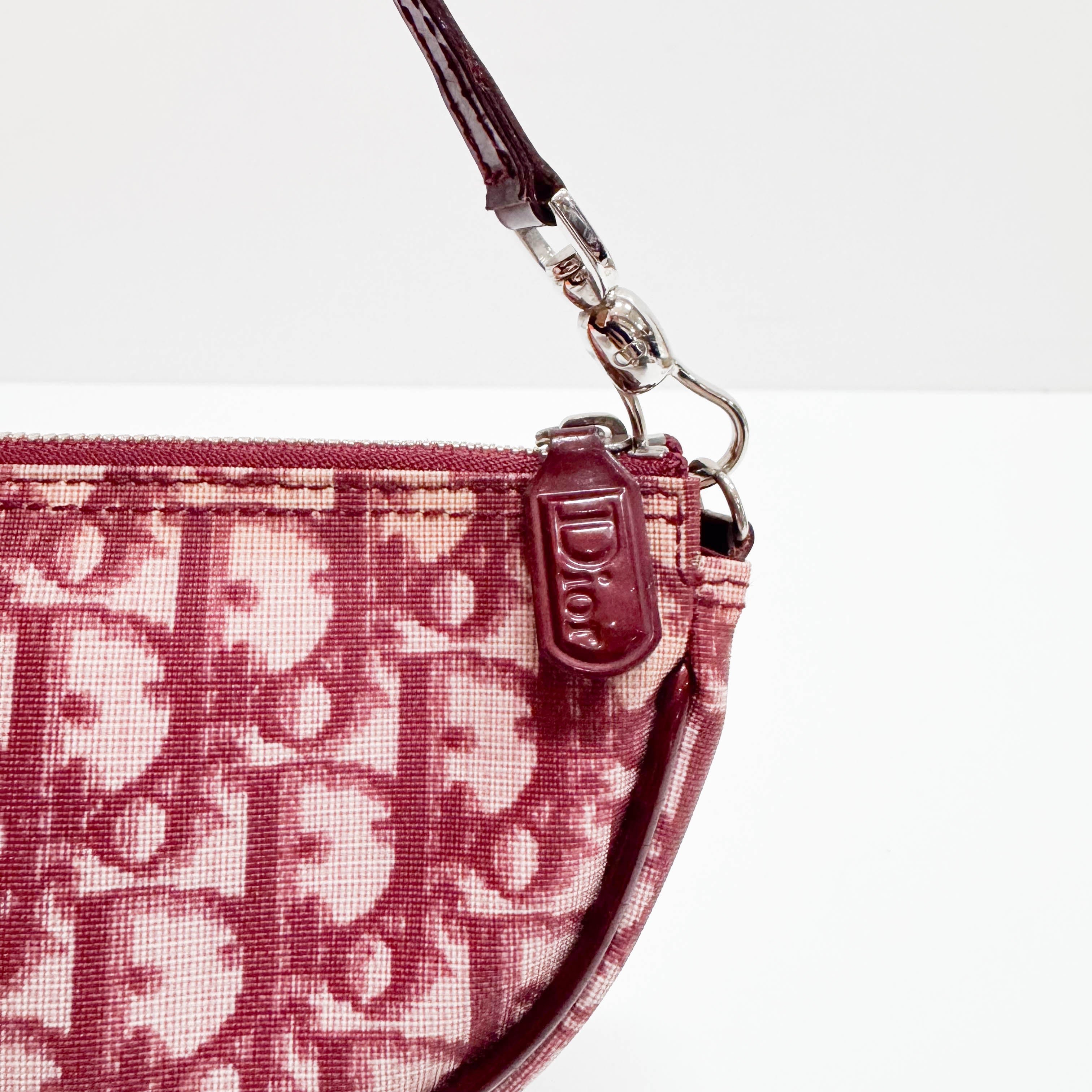 Saddle Trotter Pink Coated Canvas Shoulder Bag