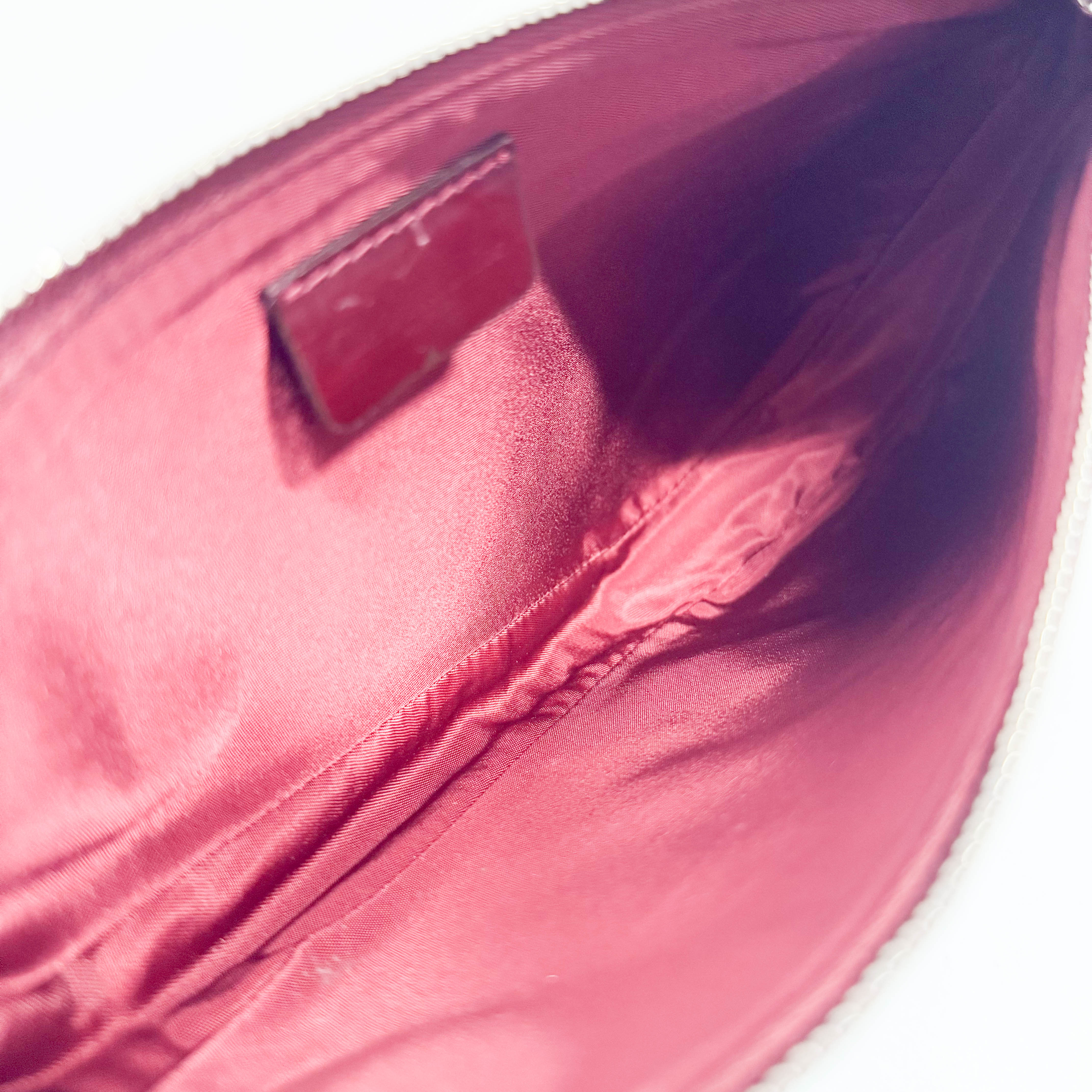 Saddle Trotter Pink Coated Canvas Shoulder Bag