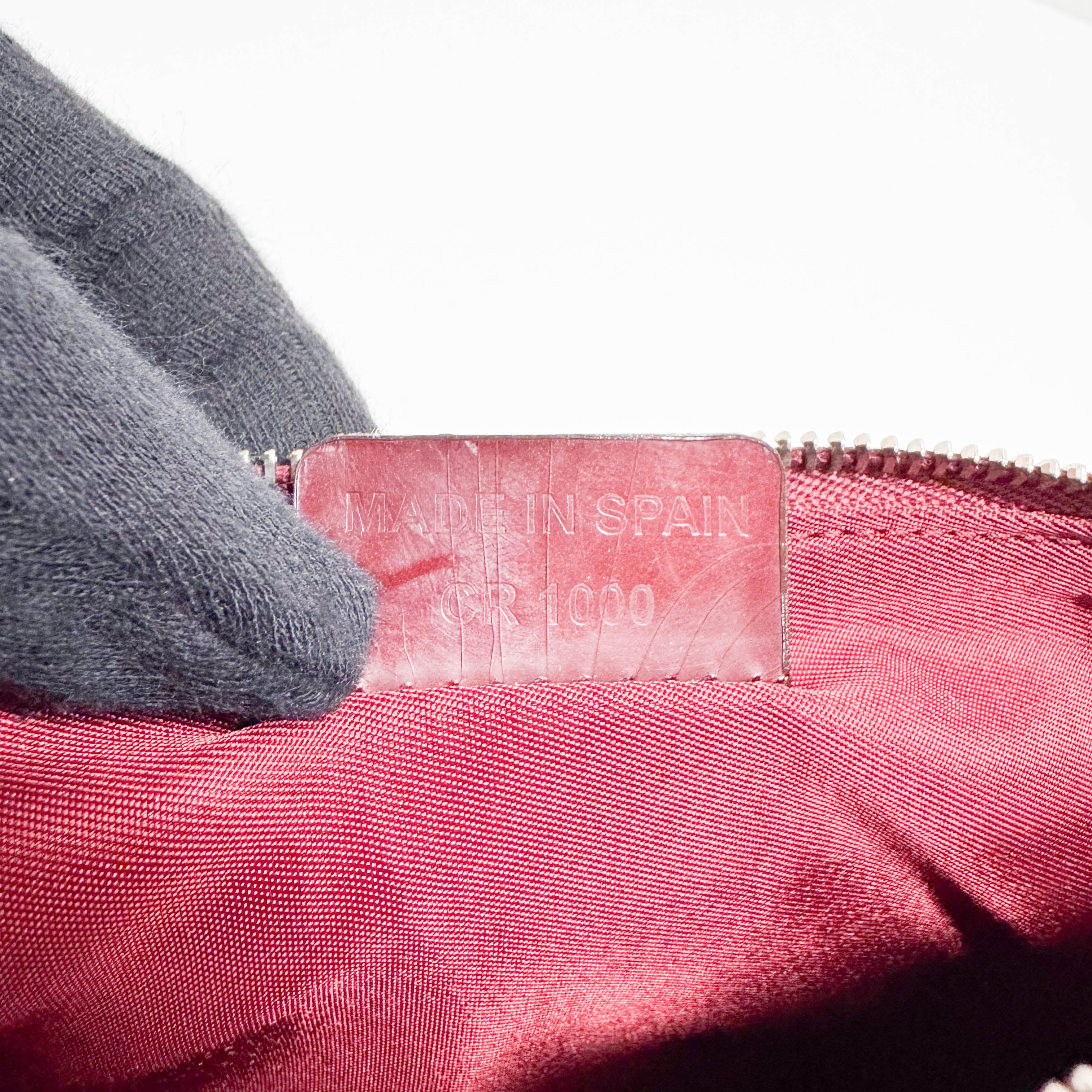 Saddle Trotter Pink Coated Canvas Shoulder Bag