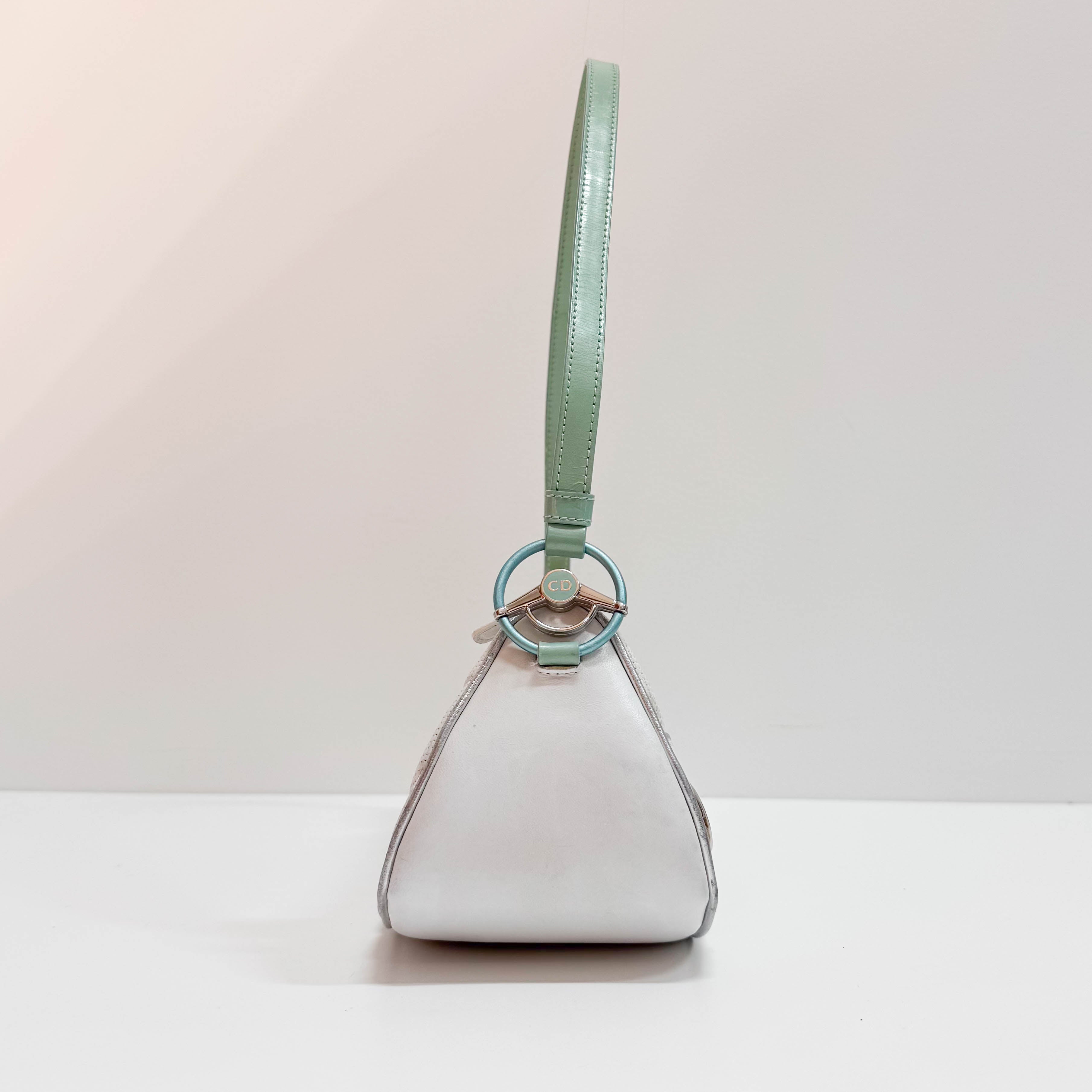 Montaigne License Plate Multi-color Leather Shoulder Bag