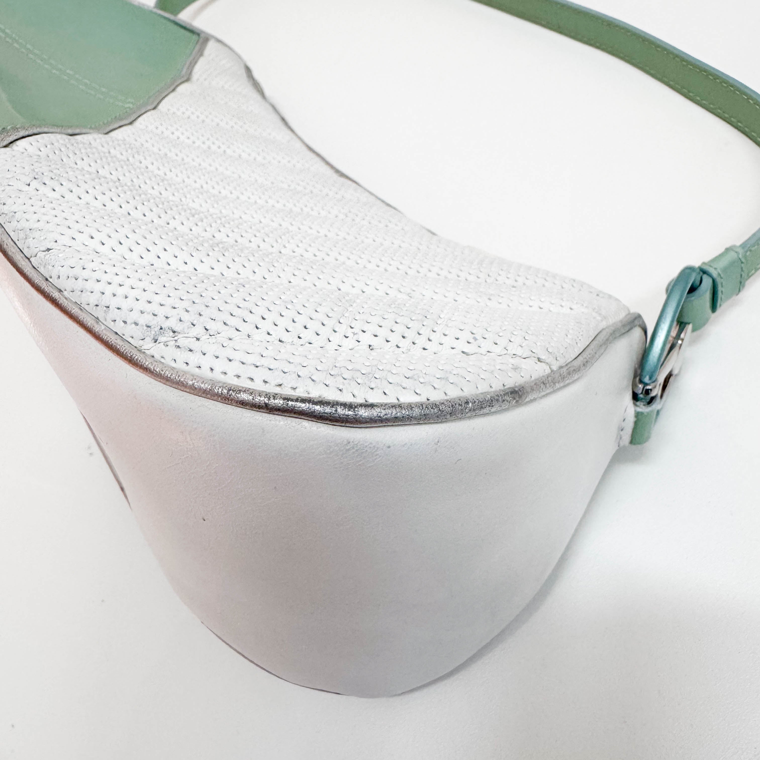 Montaigne License Plate Multi-color Leather Shoulder Bag